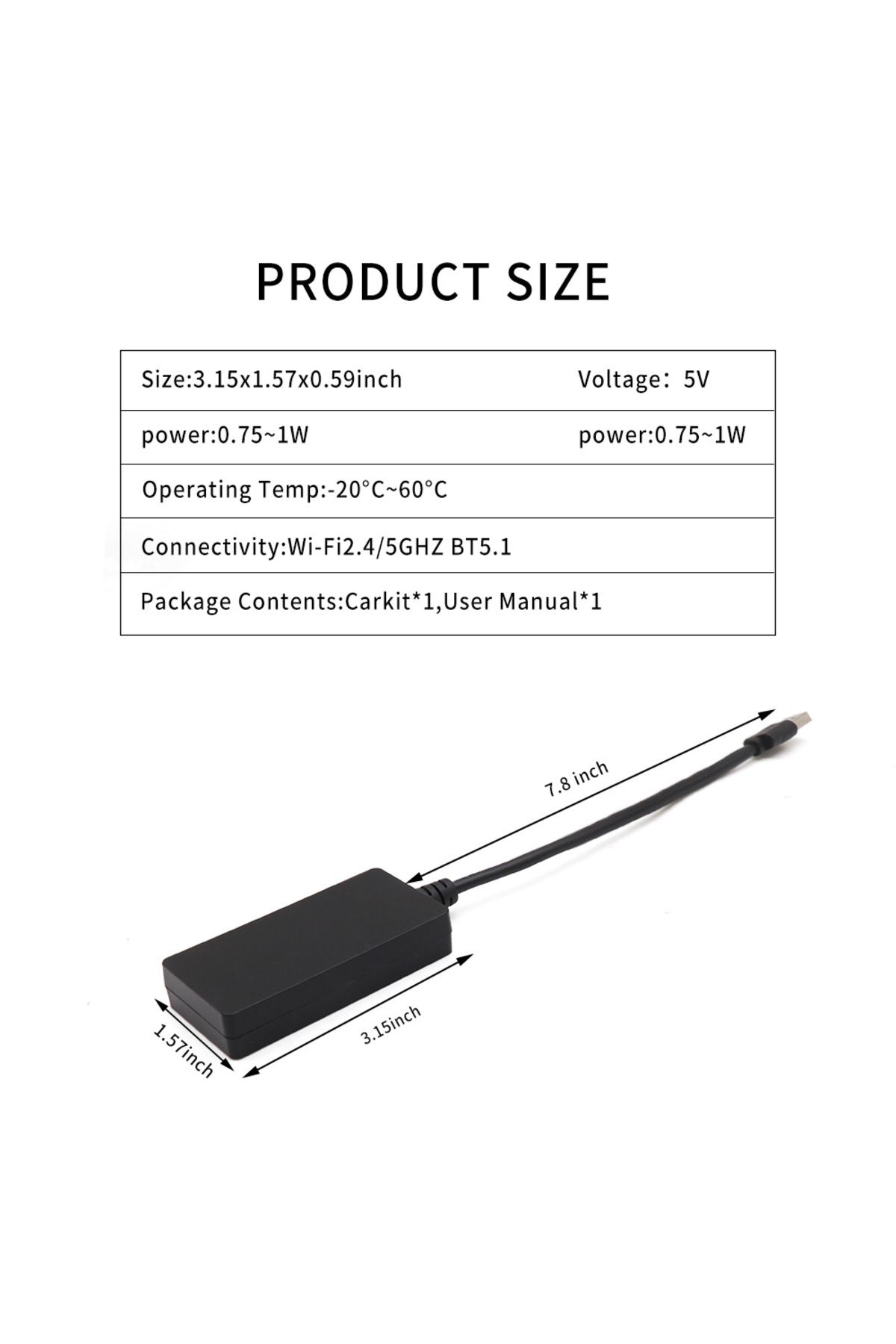 Choice-Plug and Play Carbitlink Smartlink  Phonelink Adapter to  Wireless CarPlay Android AUTO dongle Bo... 6