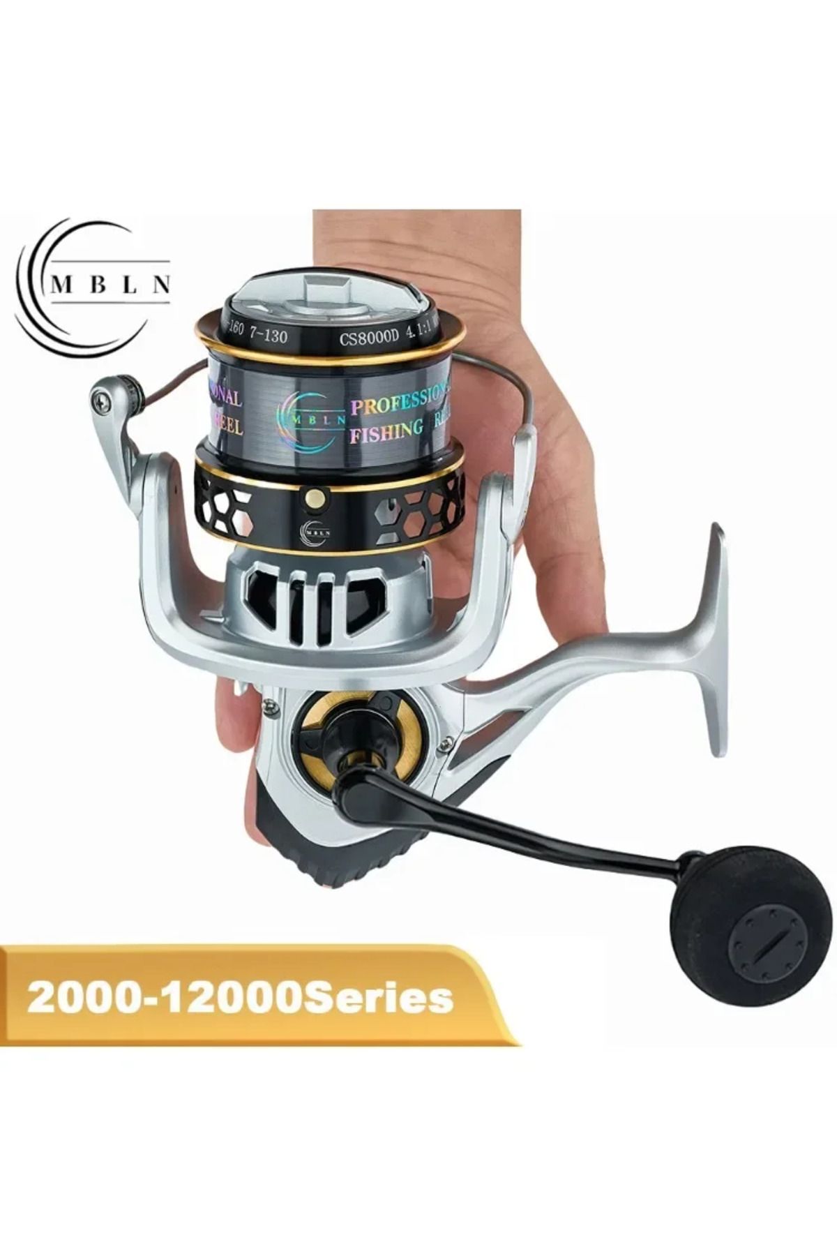 Choice-MBLN Brand,High Quality,Durable Spinning Fishing Reel,Alloy Spool,Alloy Gear,CNC Metal Handle,Lar... 8