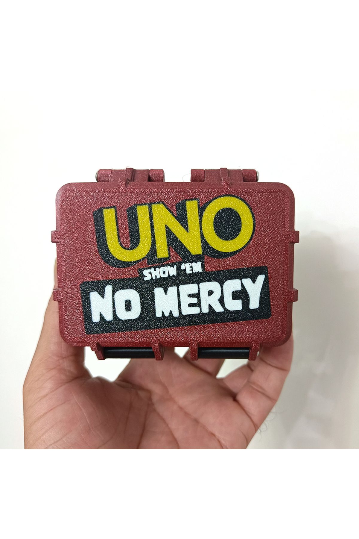 Choice-UNO No MERCY Storage Box  3D Printing Box Card Storage Box uno Card Game Card Storage Box Busines... 3