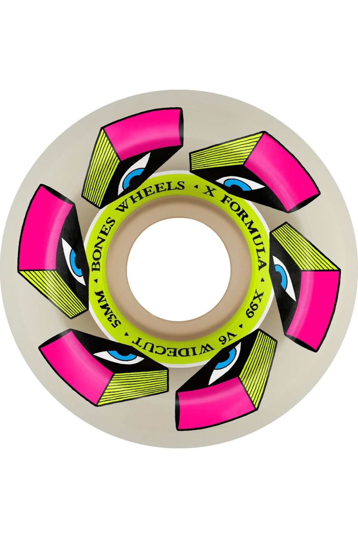 Bones X-Formula Look Book 53 MM V6 Widecut 99A Kaykay Tekerlek Seti