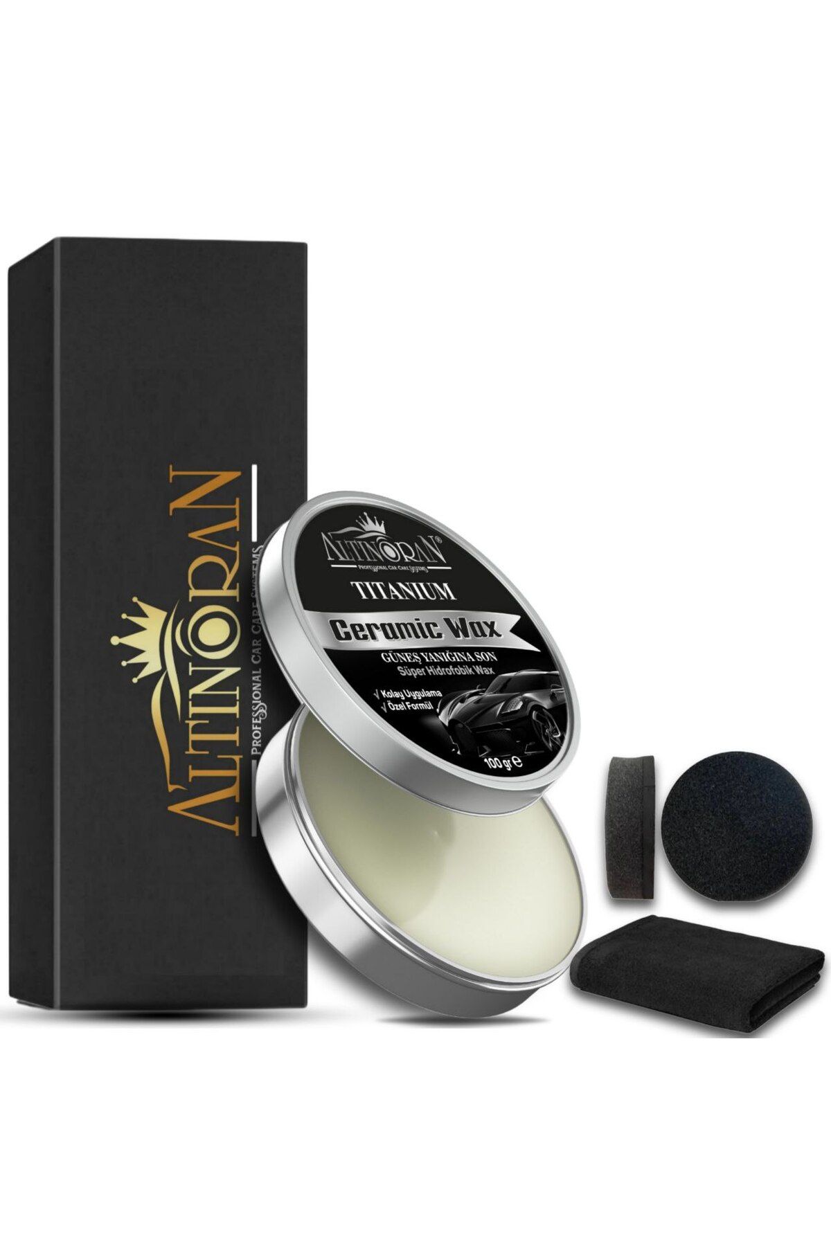 Altınoran Titanium Seramik Katkılı Wax Krem Cila 100 gr