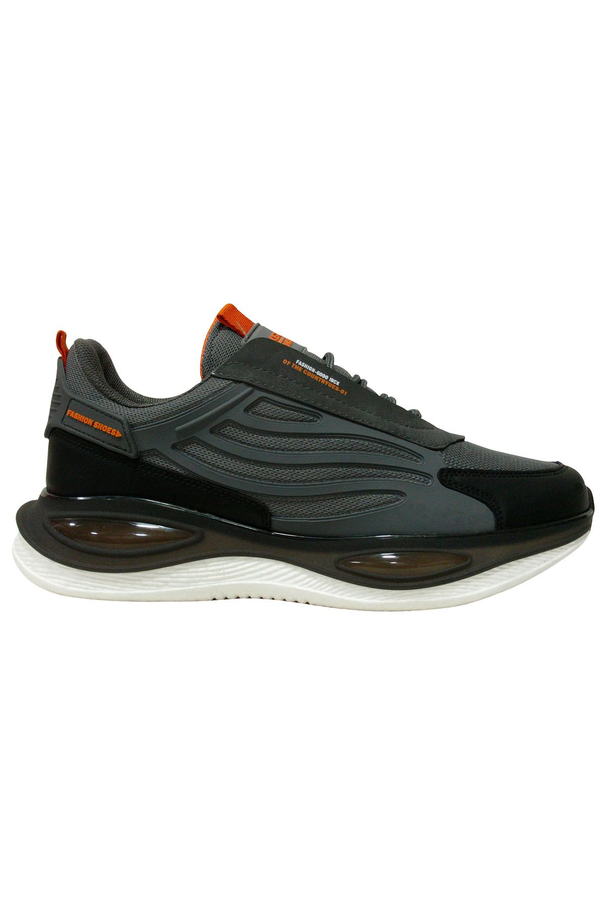 Wickers-Smoked Orange Lace-up Sneakers Sports Shoes 2