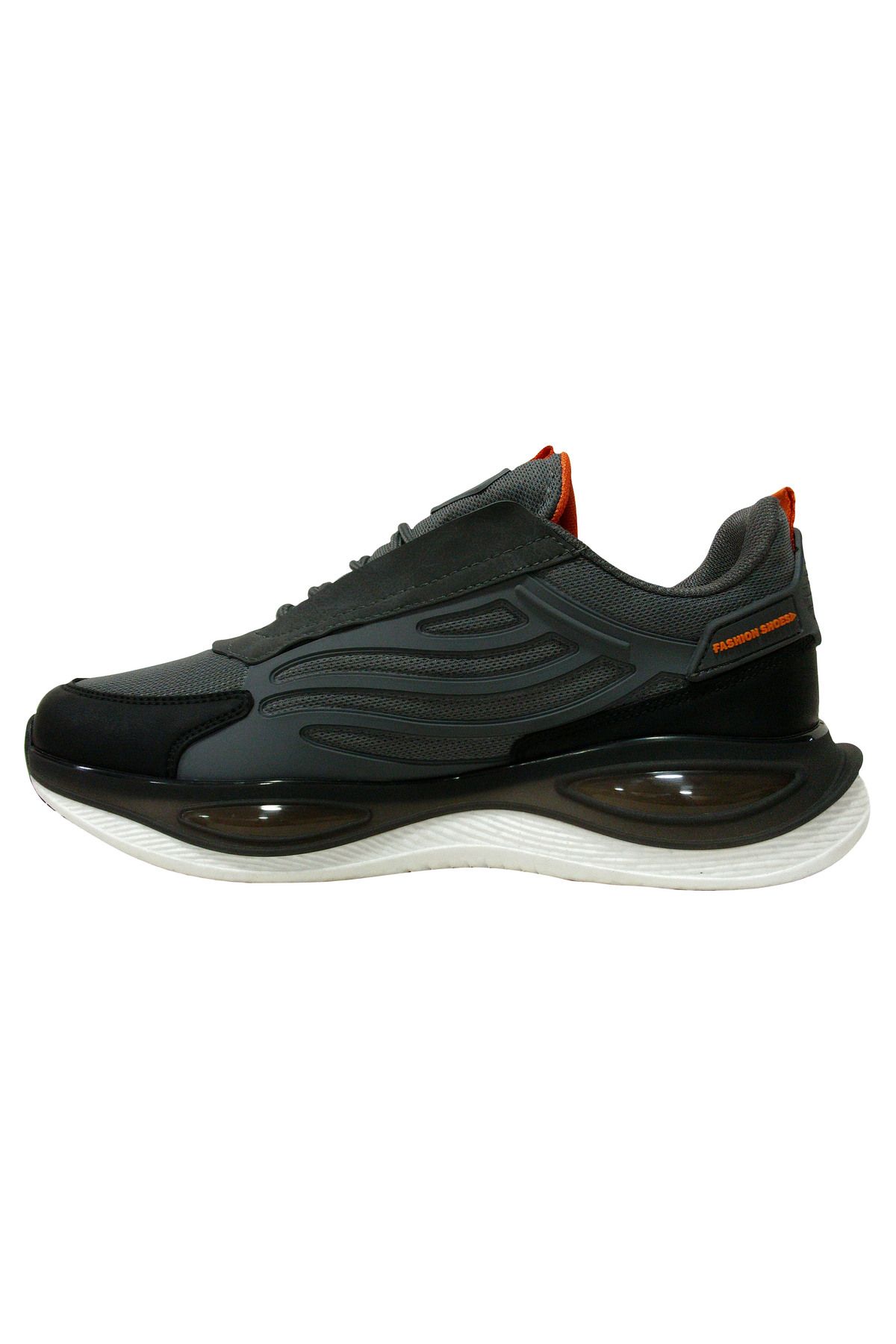 Wickers-Smoked Orange Lace-up Sneakers Sports Shoes 3