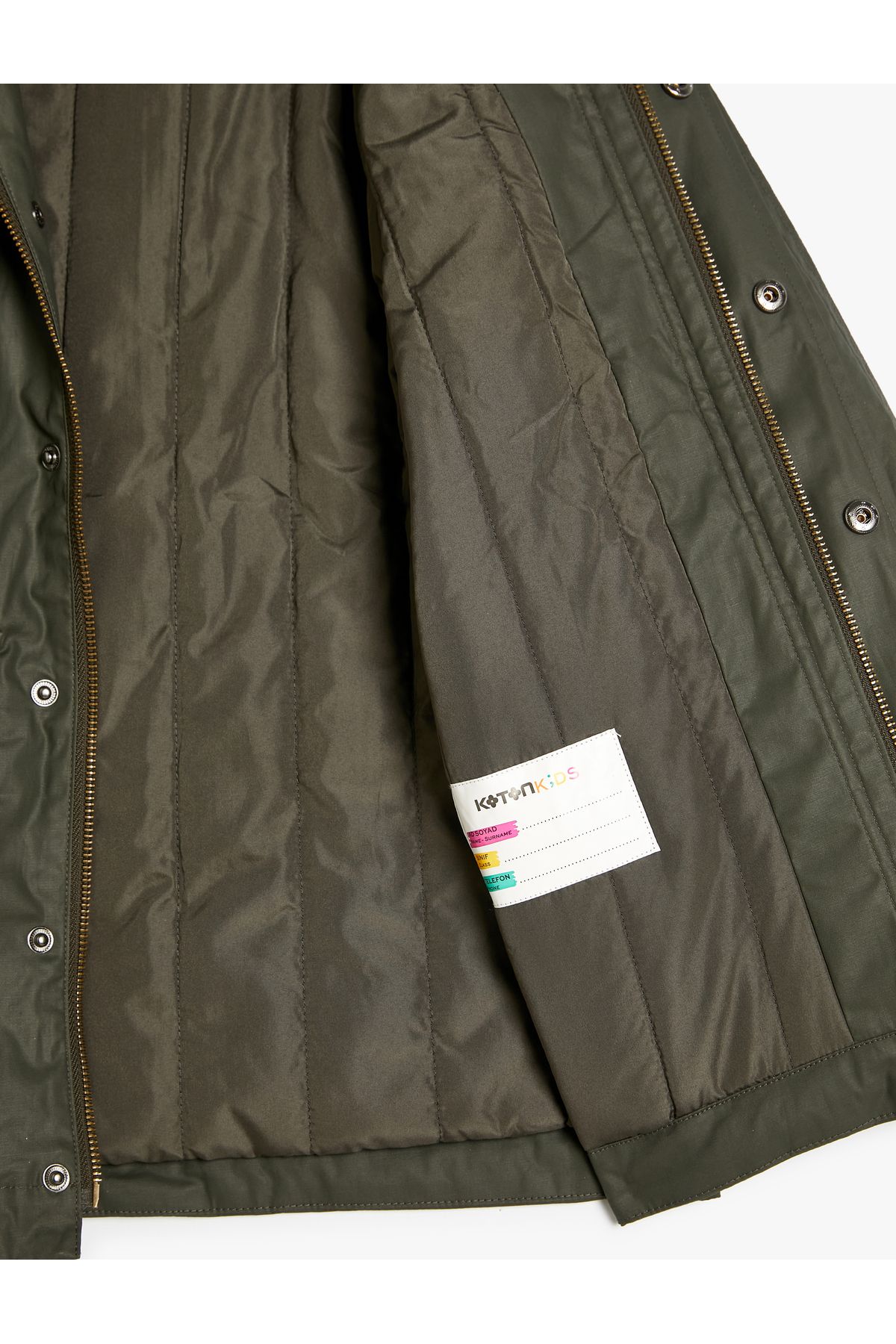 Koton-Pocketed Shirt Collar Coat 5