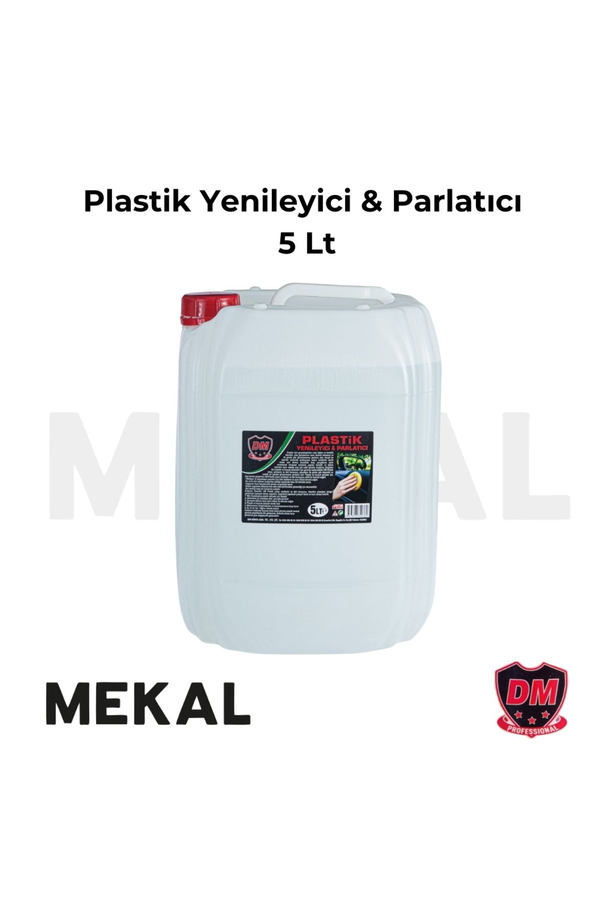 DM Plastik Yenileyici & Parlatıcı (Şeffaf) 5 Litre