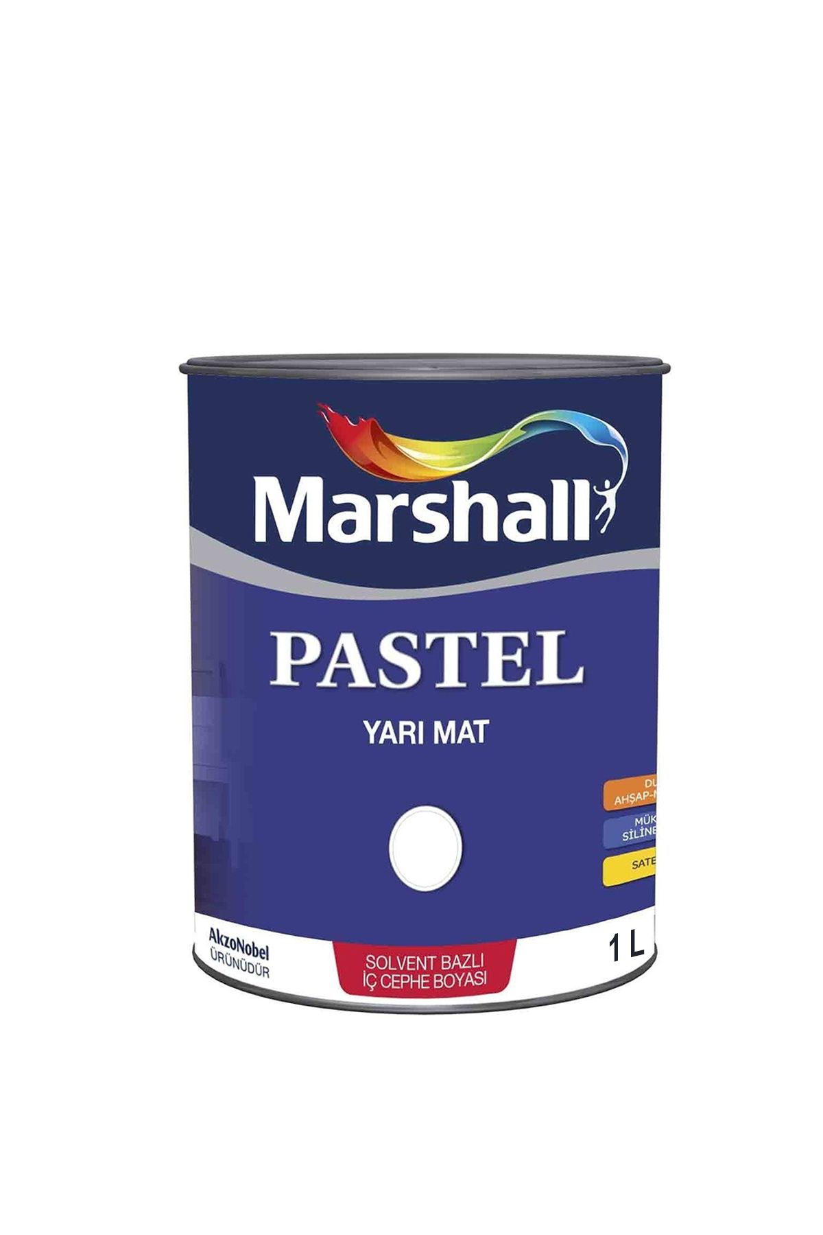 Marshall Pastel Yarı Mat Boyası Çimen Kokusu 0,75 Lt (1 LT)