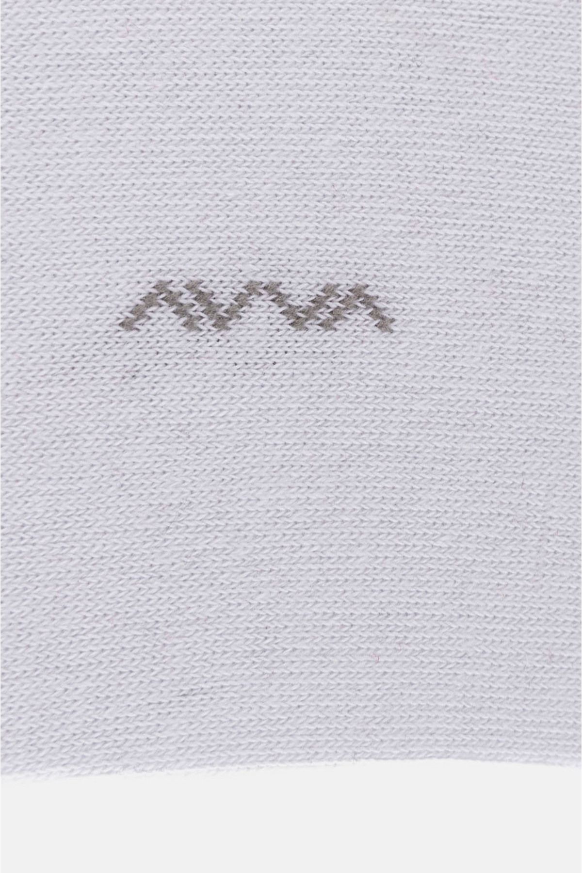Avva-Men's White 3-Piece Ballerina Socks B008555 4