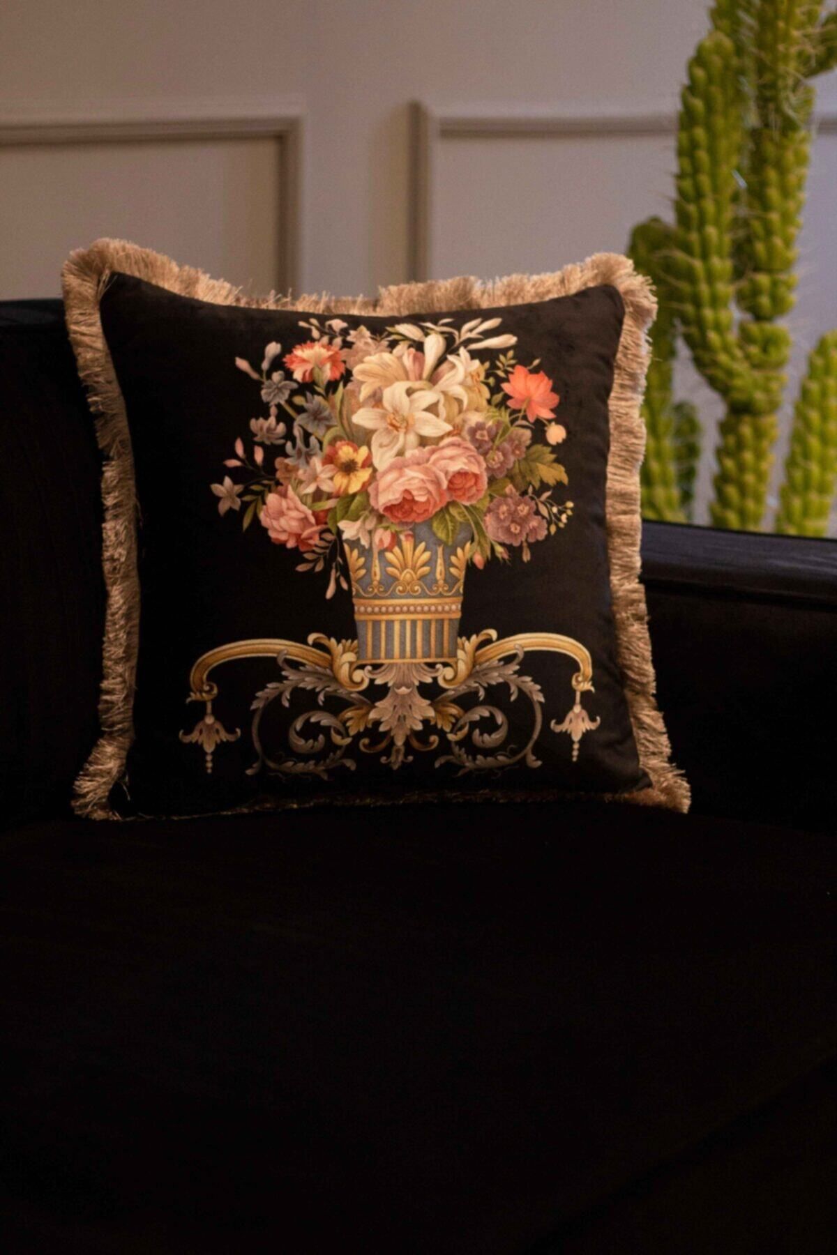 Adawall-Figurative Flowers Decorative Throw Pillow 1