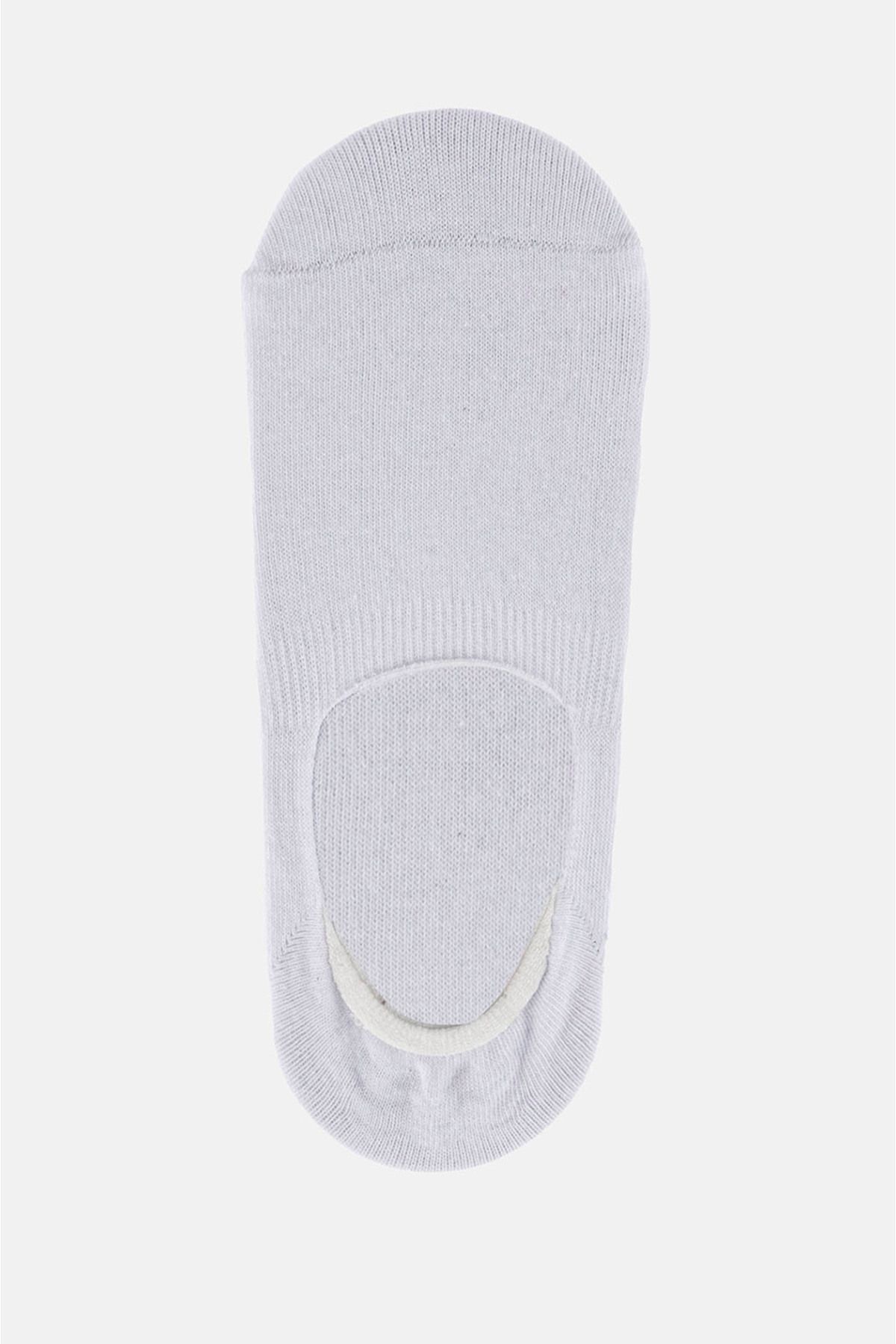 Avva-Men's White 3-Piece Ballerina Socks B008555 2