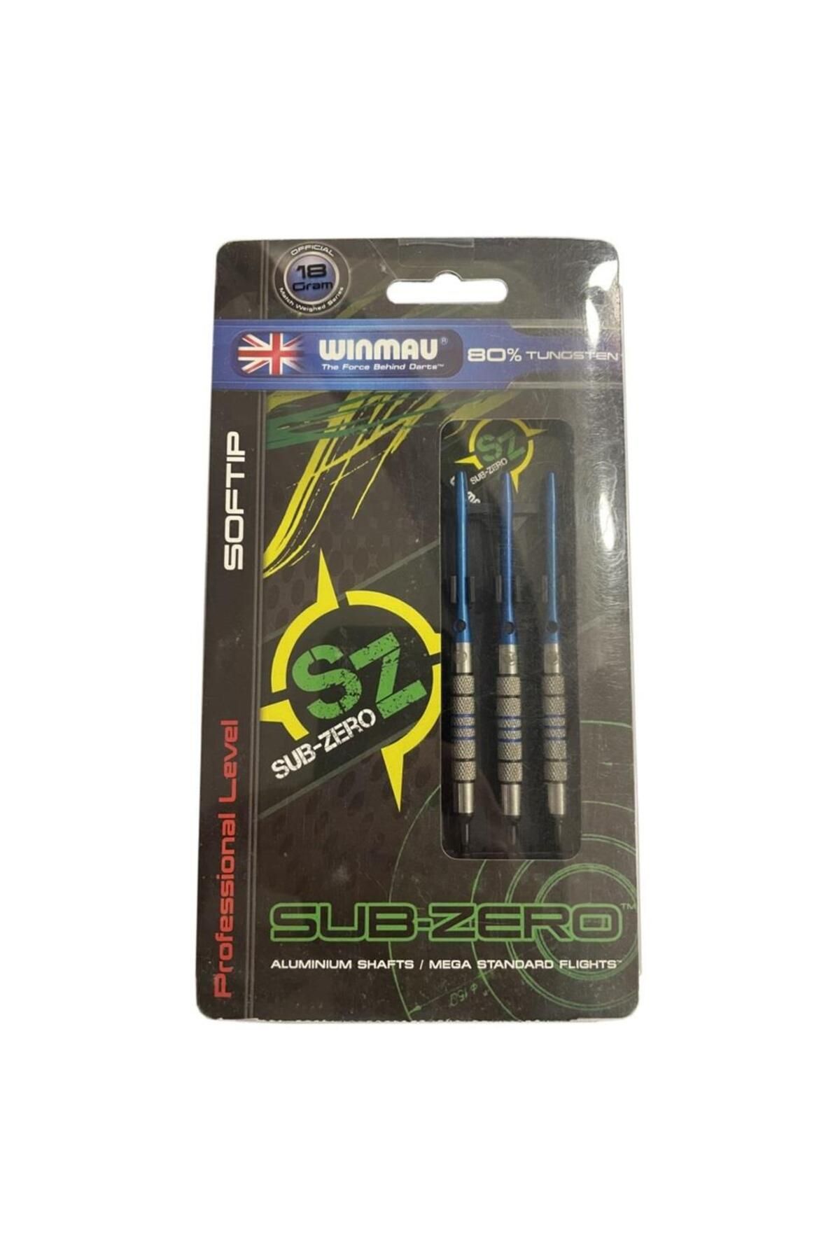 WINMAU Sub-zero % 80 Tungsten Plastik Uçlu 18 gr Dart Oku