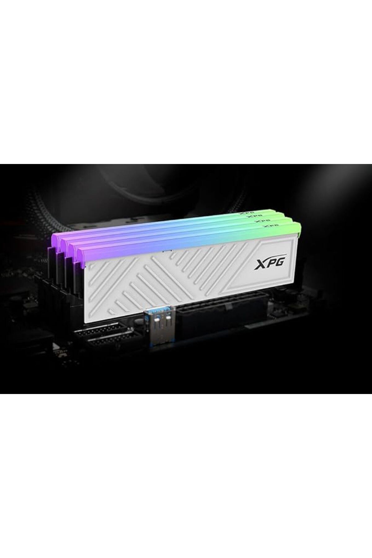XPG-Spectrix D35 16GB(8GBX2) DDR4 3600MHz RGB White Memory 5