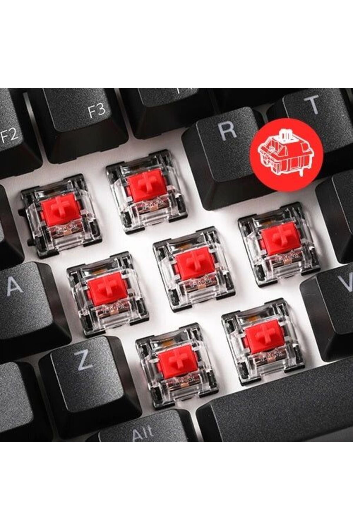ROYAL KLUDGE-Rk61 Tri-Mode Rgb 61 Keys Hot Swappable Black Mechanical Keyboard - Blue Switch 3
