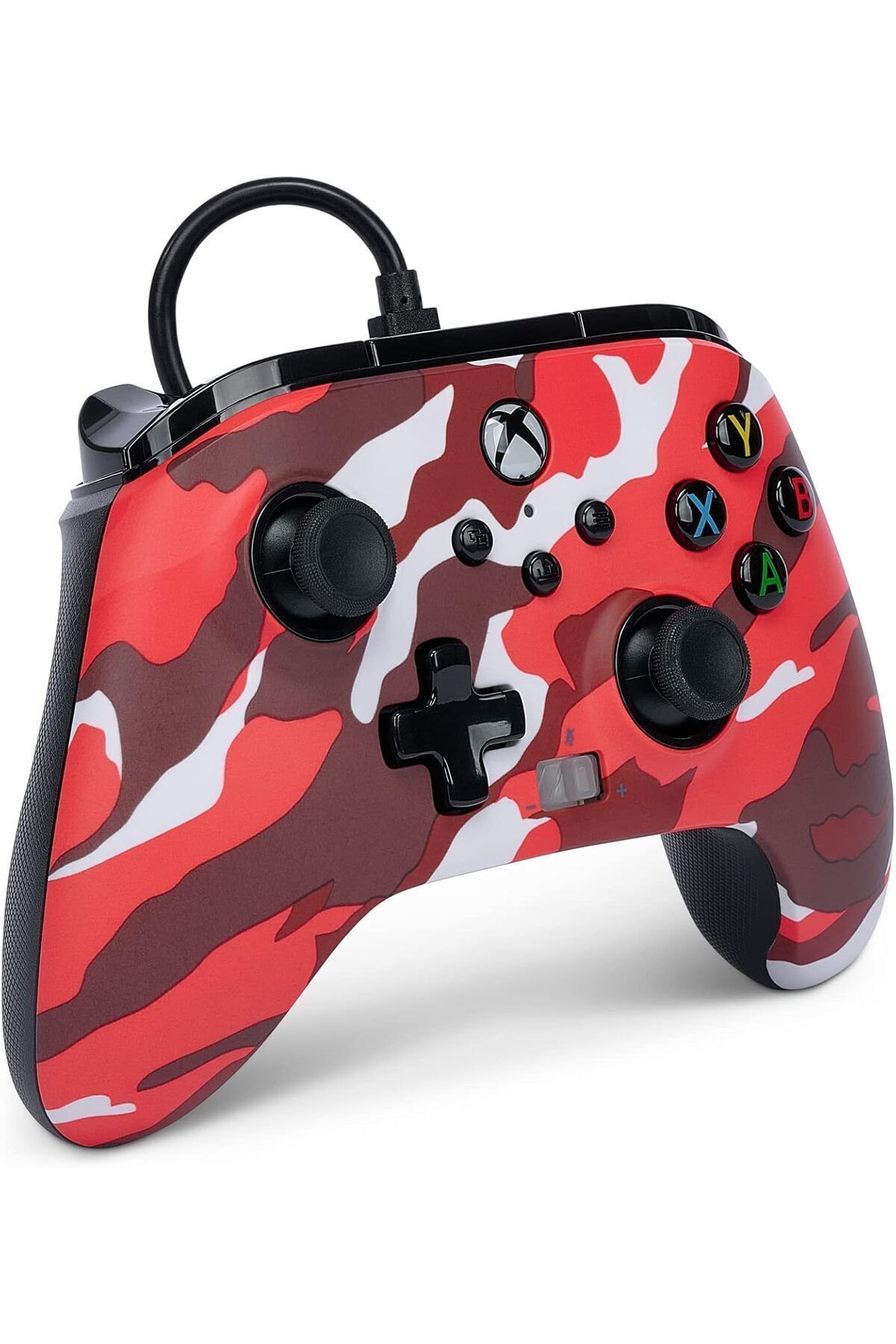 Powera-Enhanced Wired Controller for Xbox Series X|S - Red Camo 3