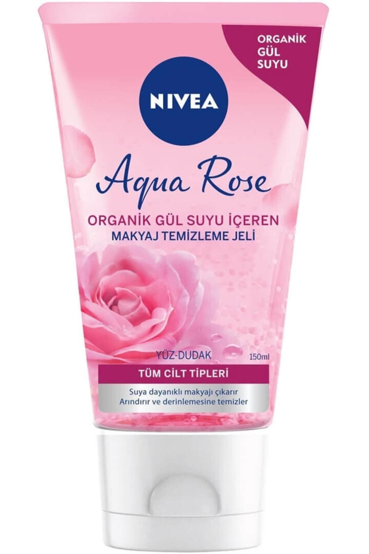 NIVEA Organic Rose Water Content Effectively Removes Waterproof Makeup Makeup Remover Gel eleg.2001