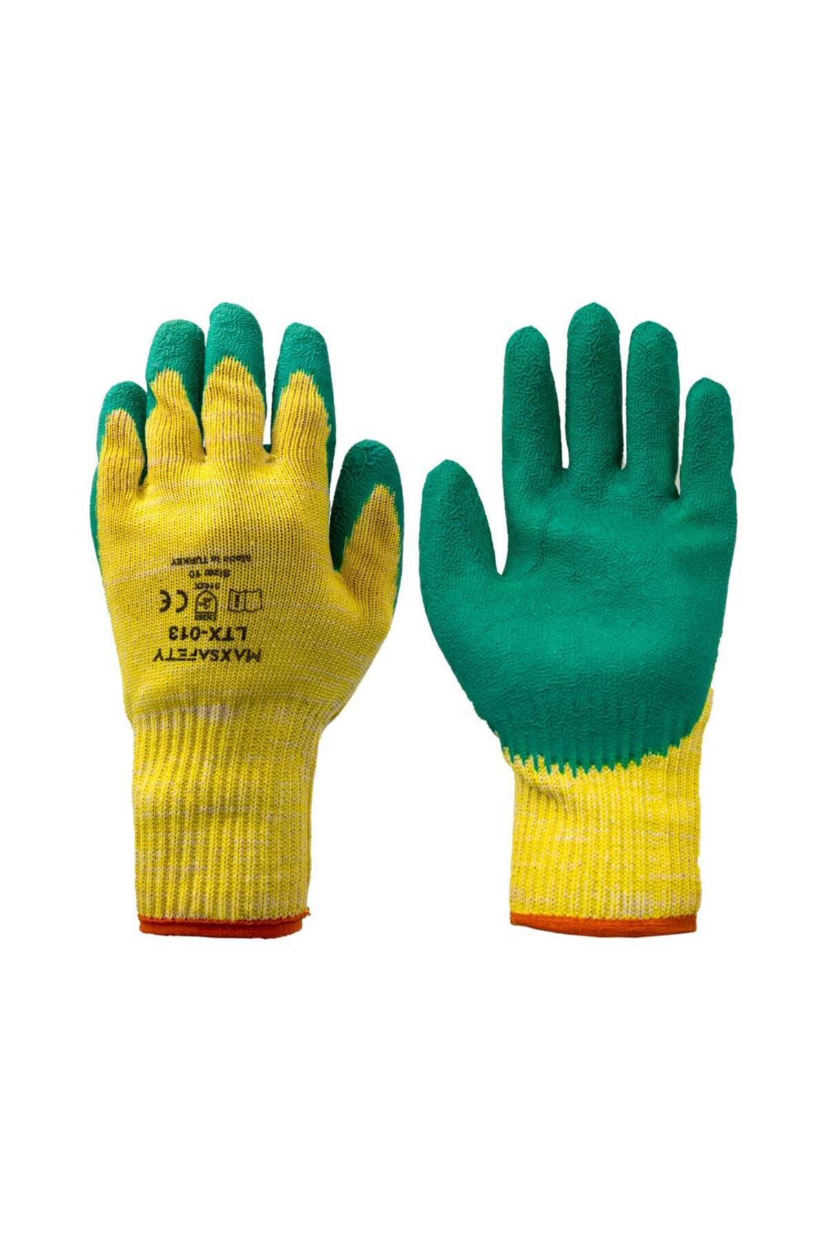 Max Safety LTX-013 Lateks Camcı Eldiveni No:10