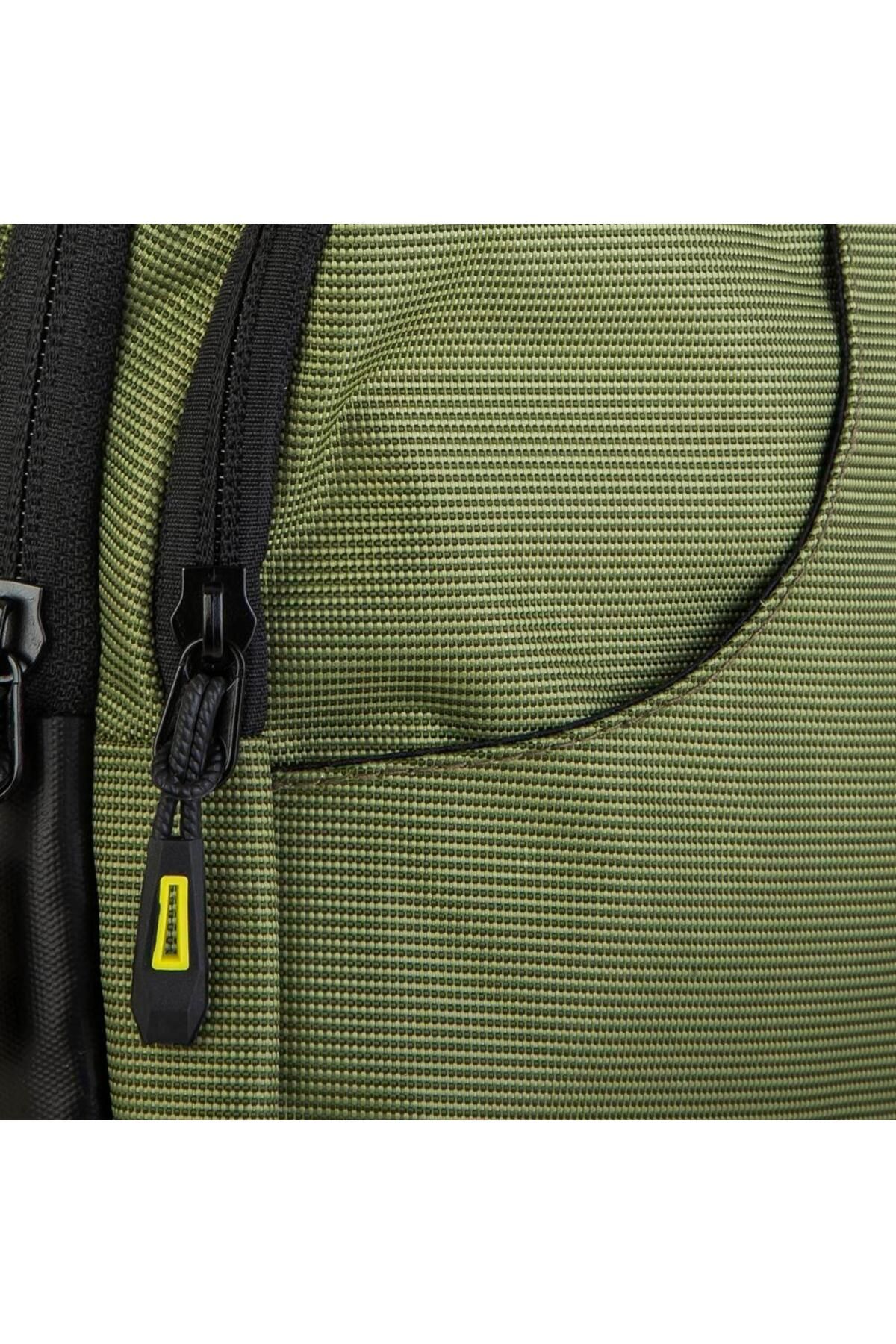 Nas Bag--nas Polo (WATERPROOF) Geantă de exterior pentru bărbați în talie și încrucișată verde kaki 2