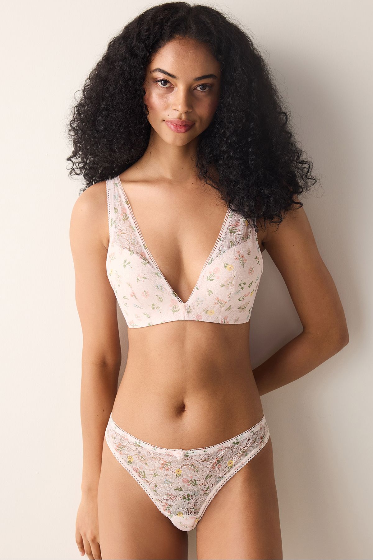 Penti-Light Pink Dreamy Push Up Lace Lace Bra 1