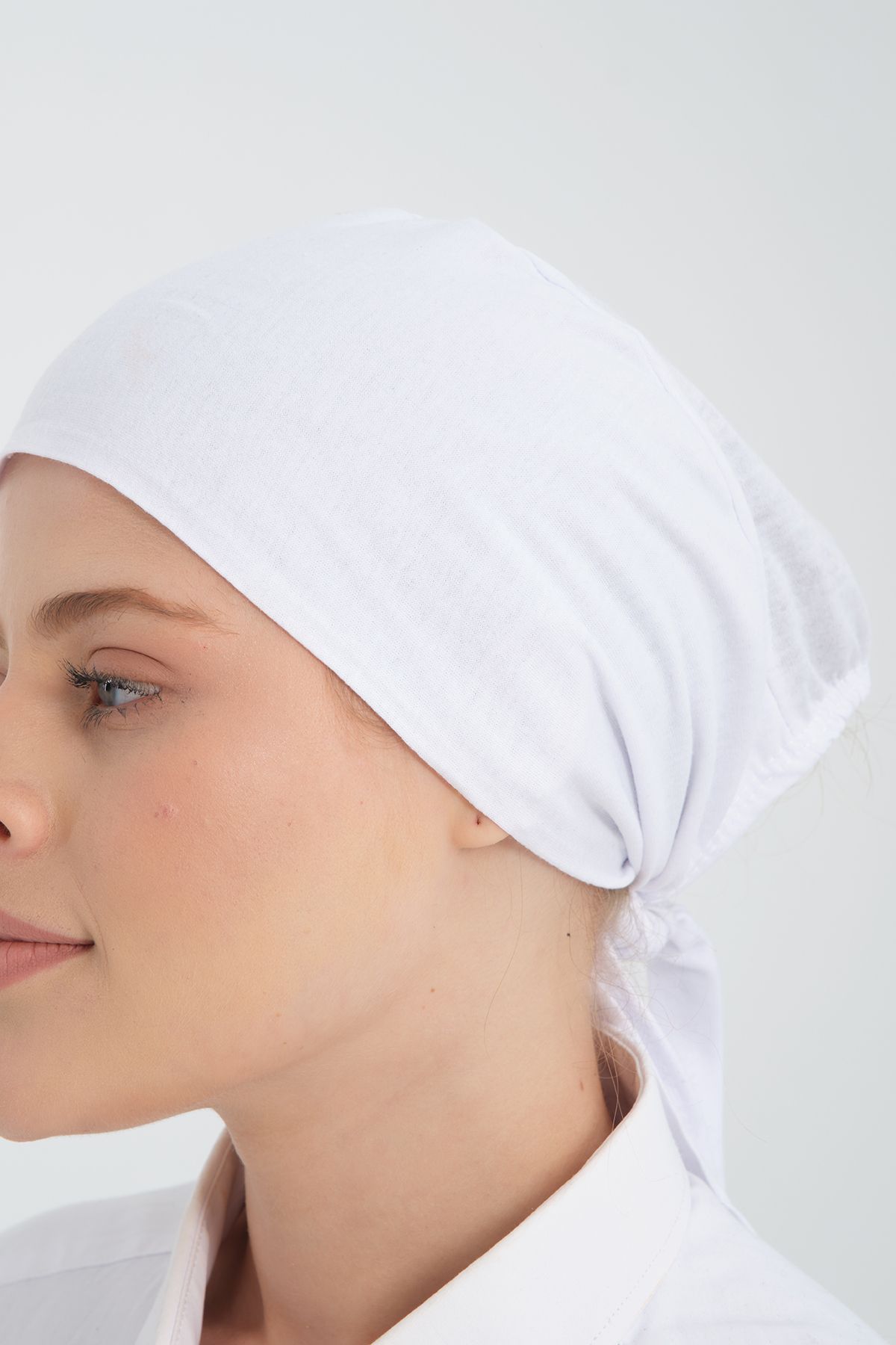Wega Moda-Καπό Hijab χωρίς ραφή από 100% βαμβάκι - Με δέσιμο μεγάλου όγκου 4