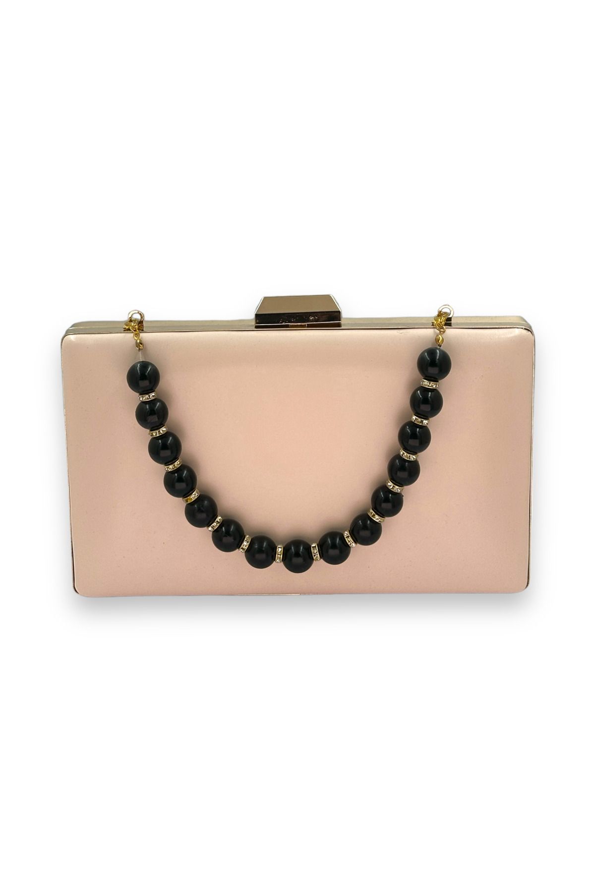 MidStore Ten Renk Mat Cilt Deri Abiye Çanta İncili Abiye Çanta Portföy Çanta Portföy Clutch