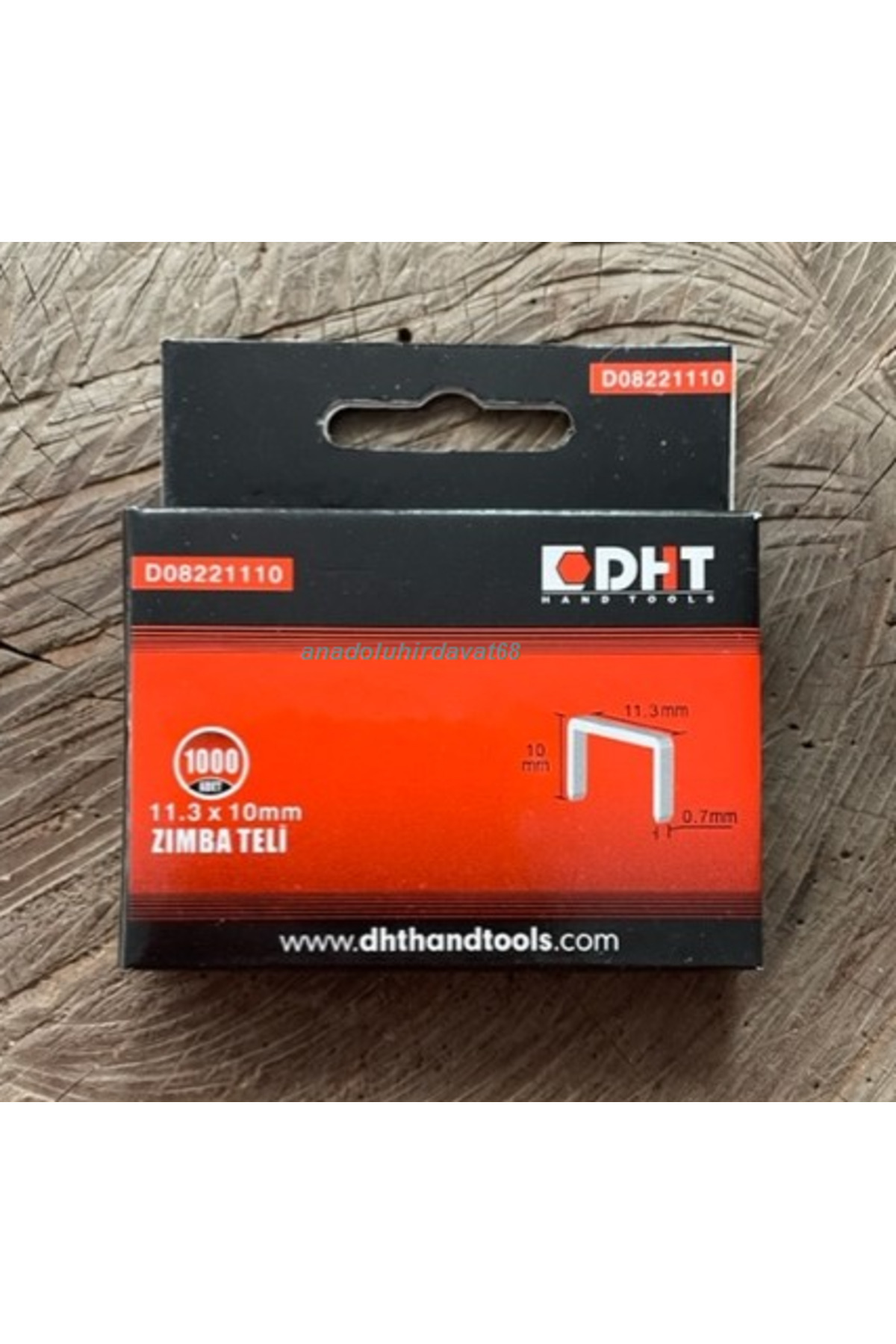 DHT ZIMBA TELİ BOY 10MM MEKANİK ZIMBA TABANCA TELİ YÜKSEK KALİTE EN 11,3MM