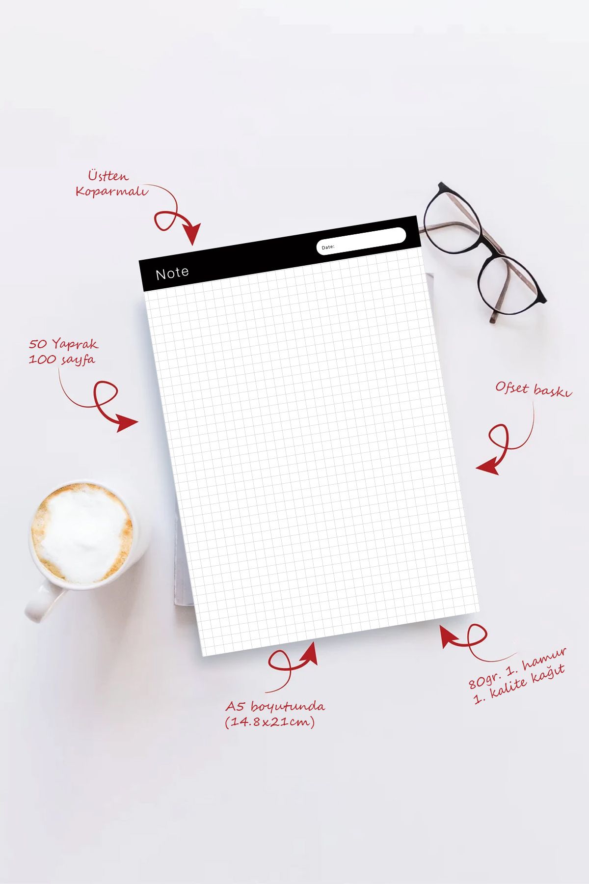 Copyder-A5 Notepad Memo Notebook 50 Sheets 3