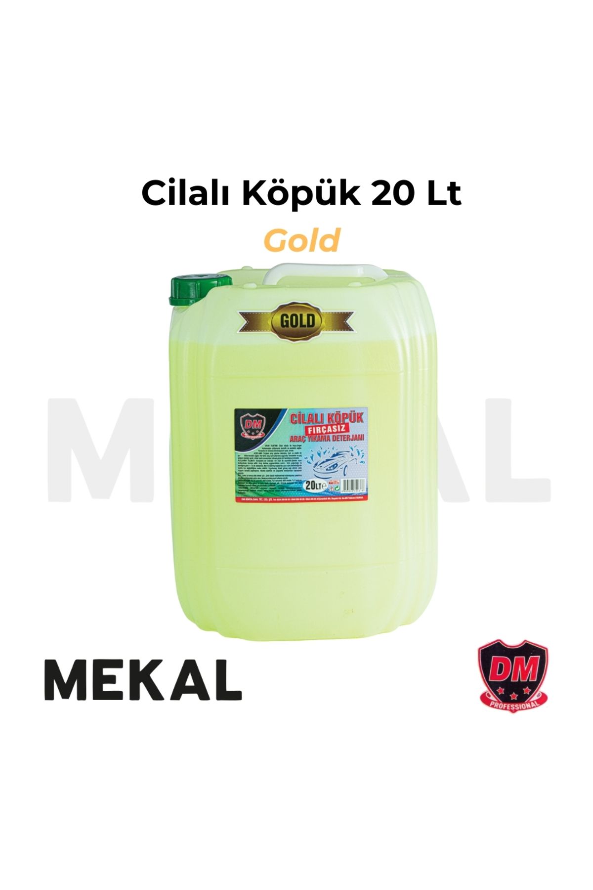 DM Fırçasız Cilalı Köpük 20 Litre (Gold)