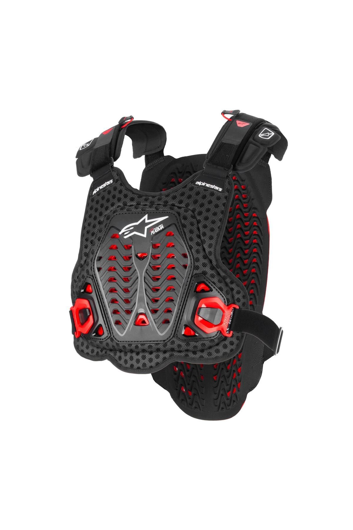 Alpinestars A-5 Plasma Üst Gövde Koruma Siyah / Beyaz / Kırmızı