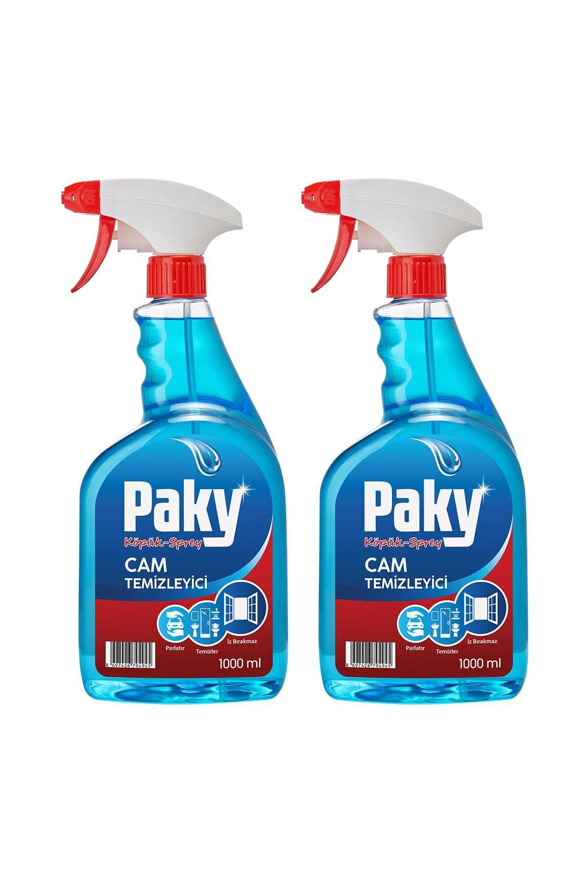 PAKY Cam Temizlik Köpüğü Trigger Sprey 2 x 1000 ml