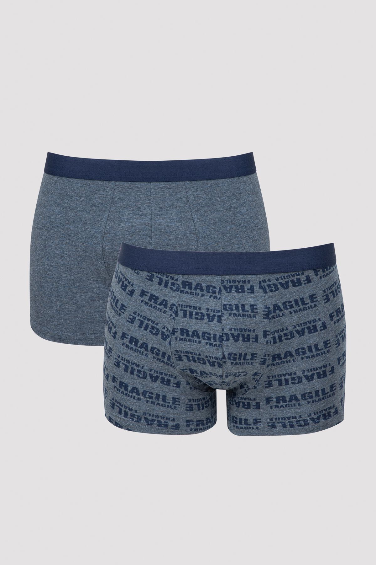 Penti Indigo Melanj Navy Slogan 2li Boxer