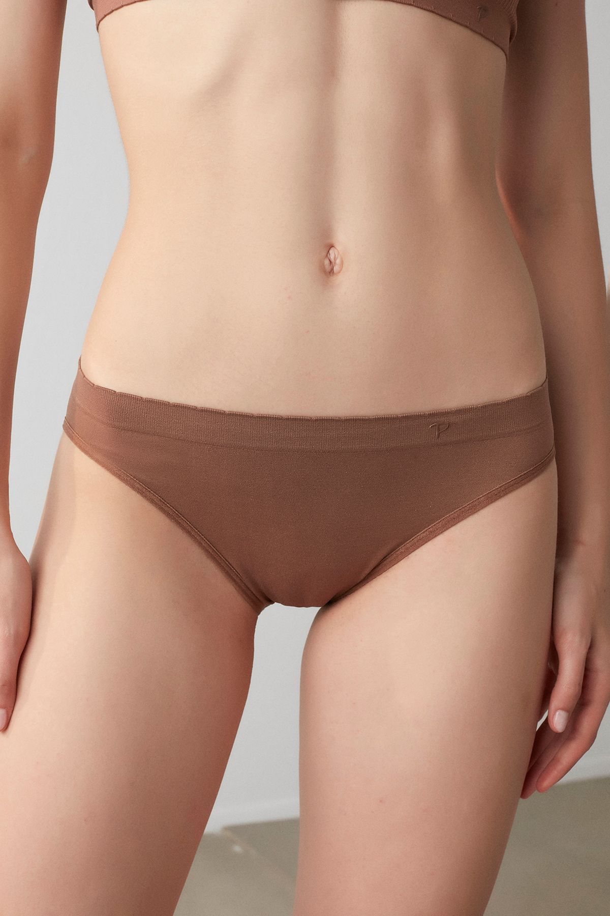 Penti-Slip - Brown - Plain 1