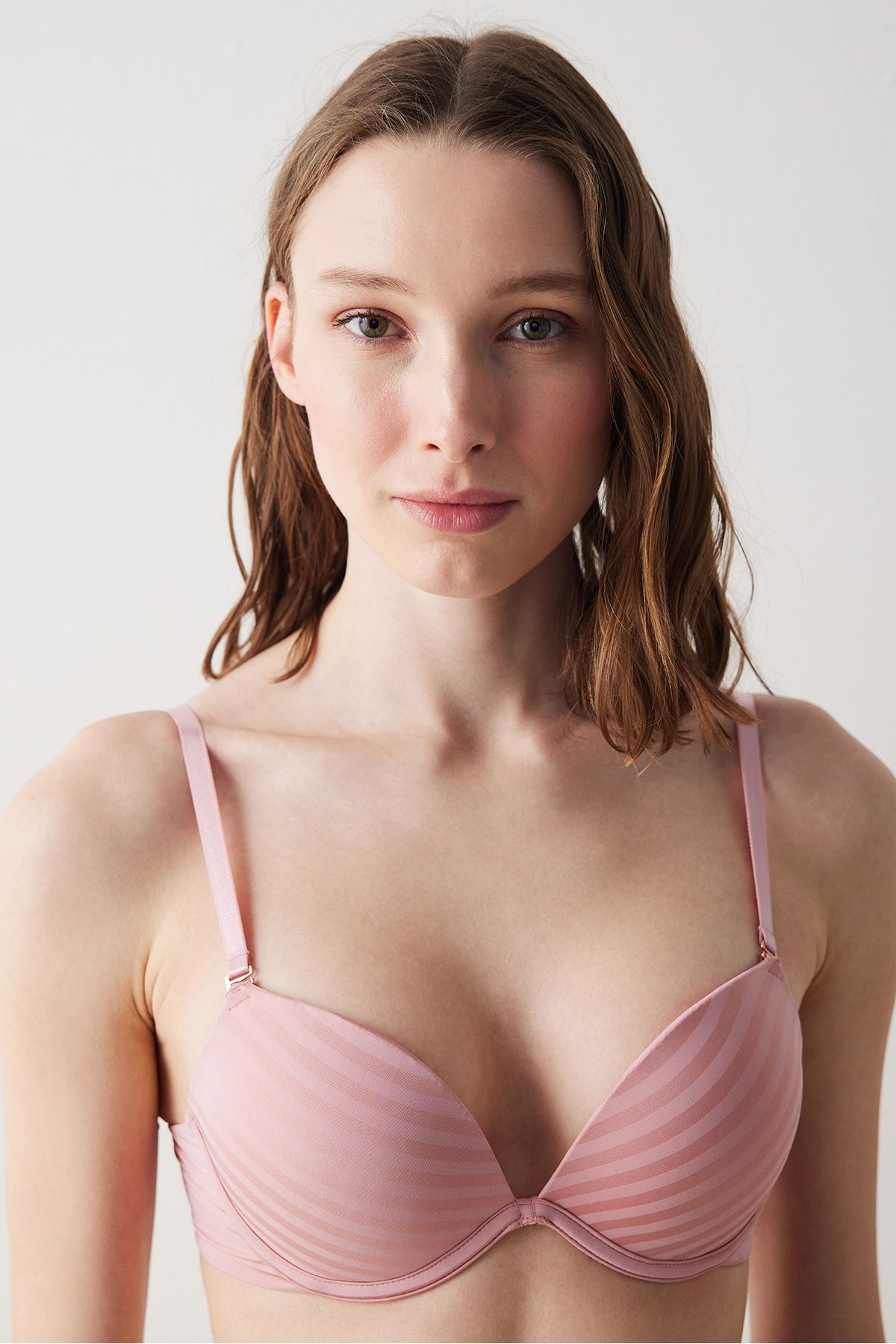 Penti-Essentials Beige Bra - Super Push Up Supported 1