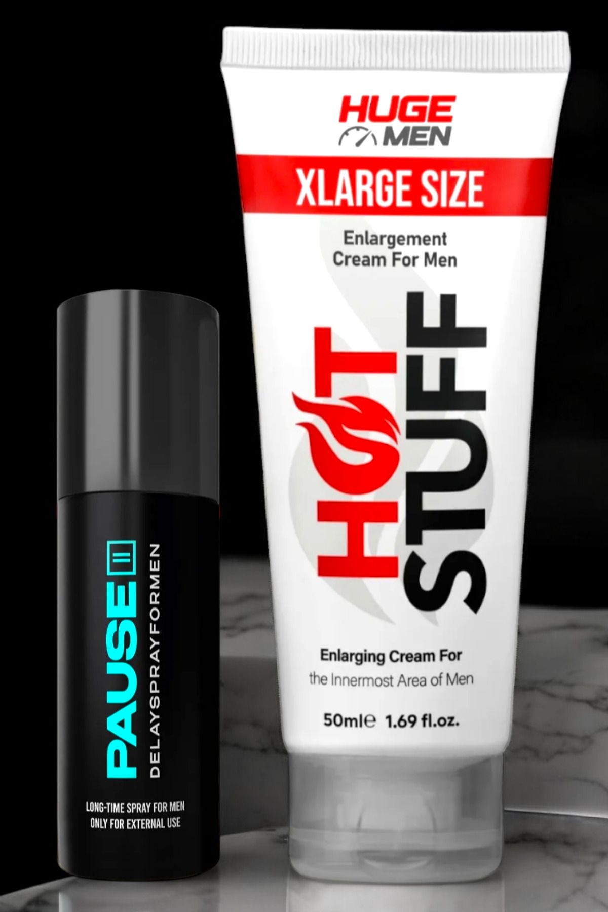 HUGE MEN Penis Büyütücülü ve Geciktiricili Krem, Etkili 16 ml Sprey