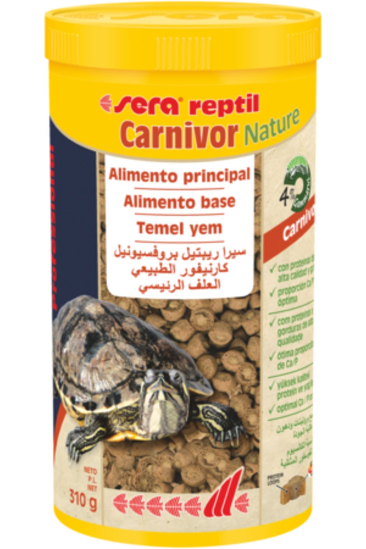 SERA Reptil Professional Carnivor Nature Etçil Kaplumbağa Yemi 1000 ml