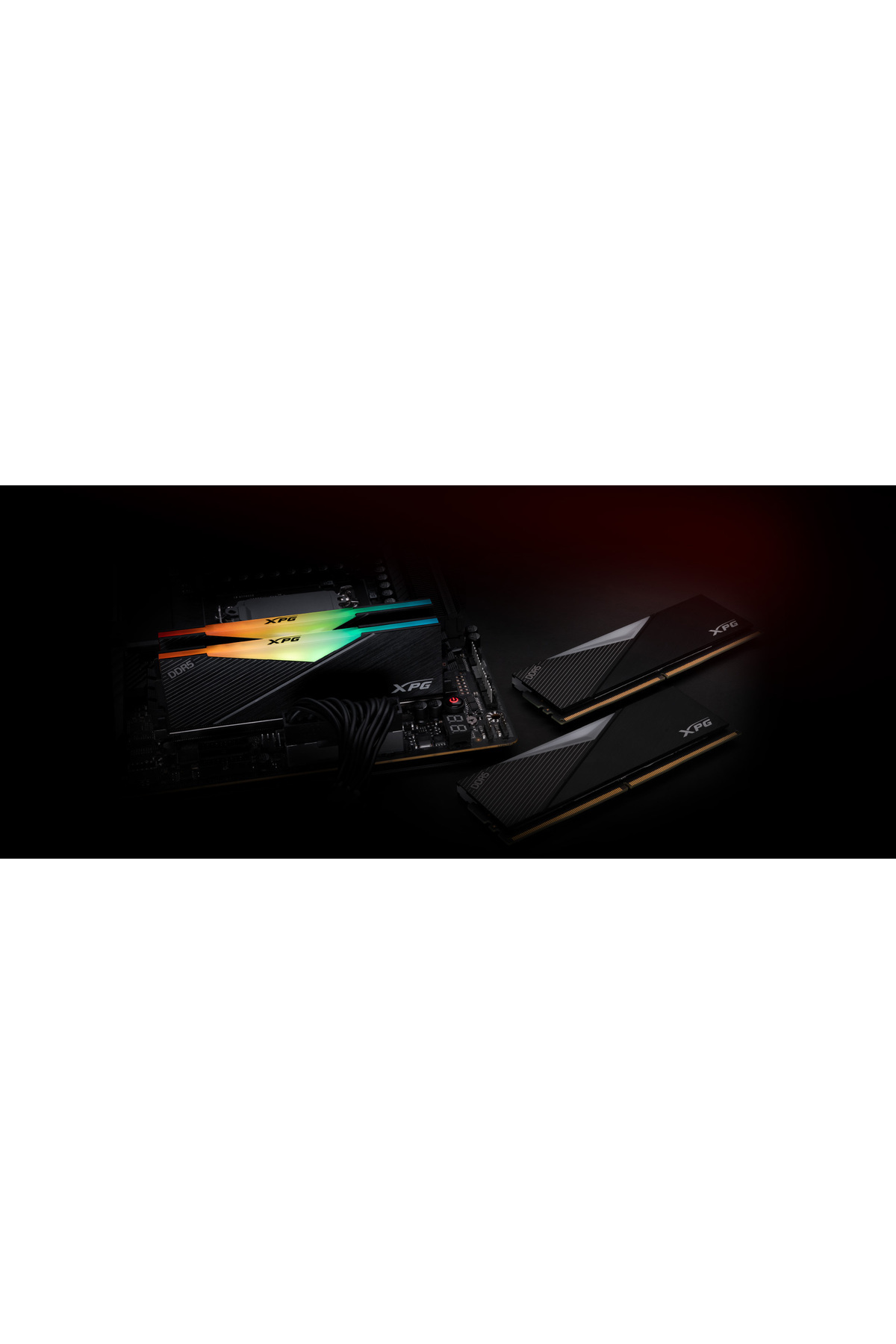 Adata-Ax5U6400C3216G-Clarbk 16Gb (One Piece) 6400Mhz Ddr5 Xpg Lancer Rgb Black Pc Memory 4