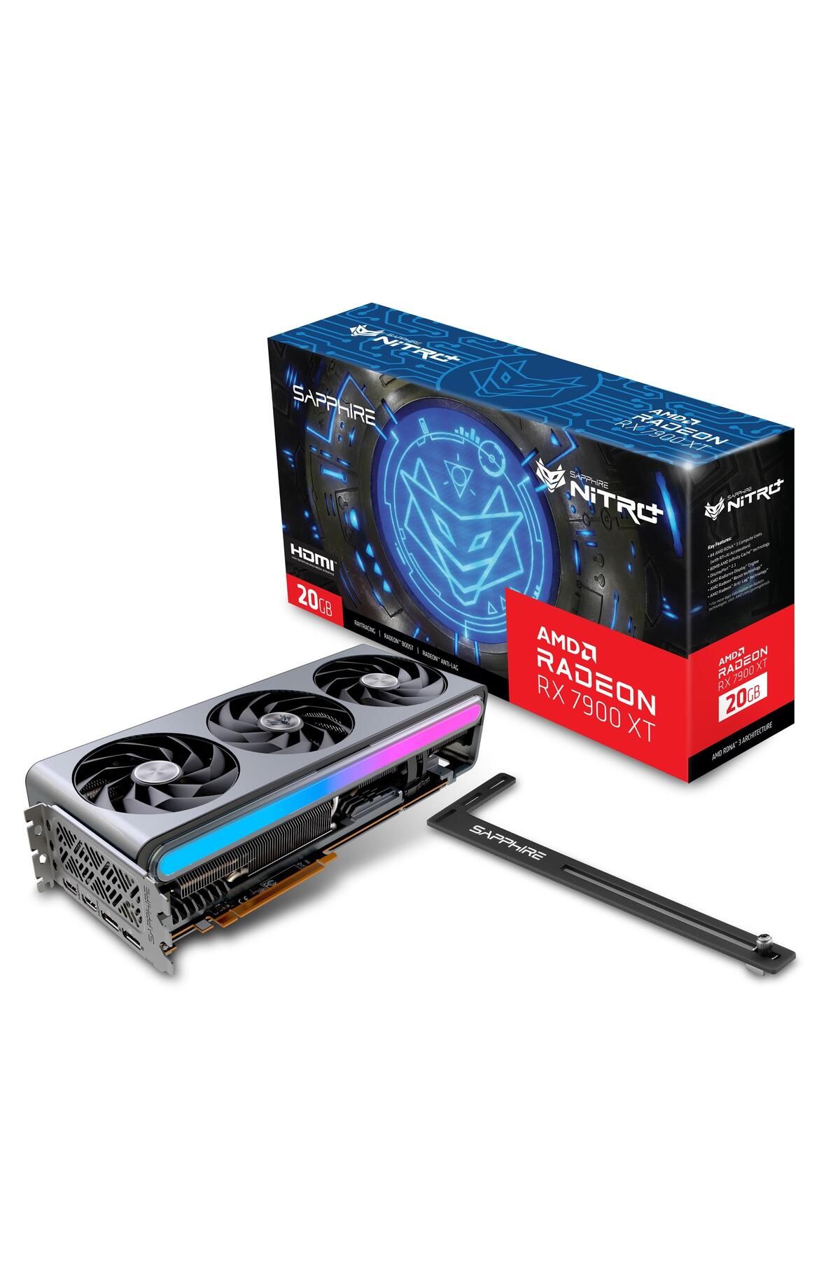 SAPPHIRE Radeon Rx7900xt Nitro Vapor-x 20gb Gddr6 320bit Hdmı/dp Argb Ekran Kartı