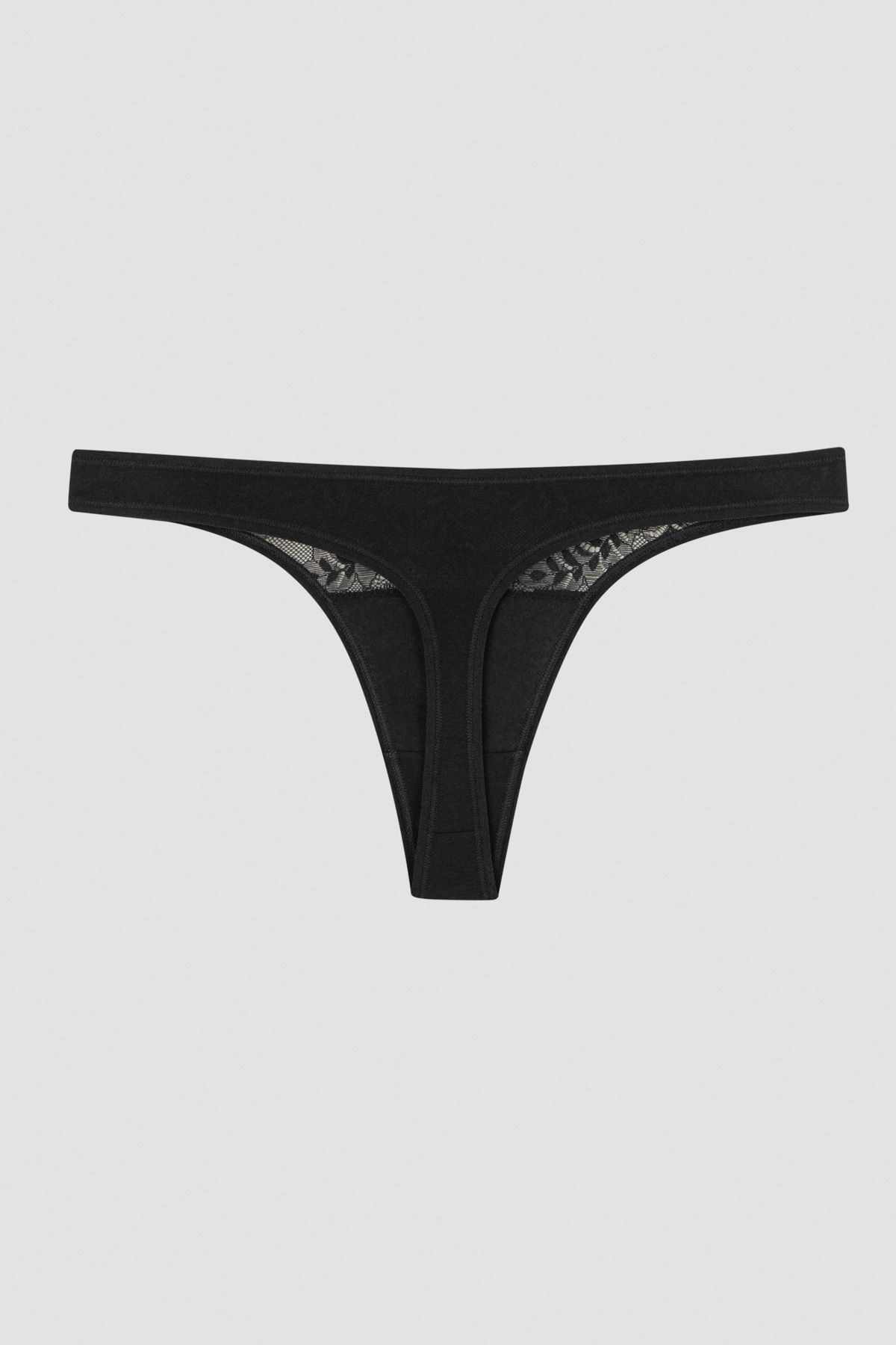 Penti-Blue Haze Lace részletes 3 részes tanga bugyi 4