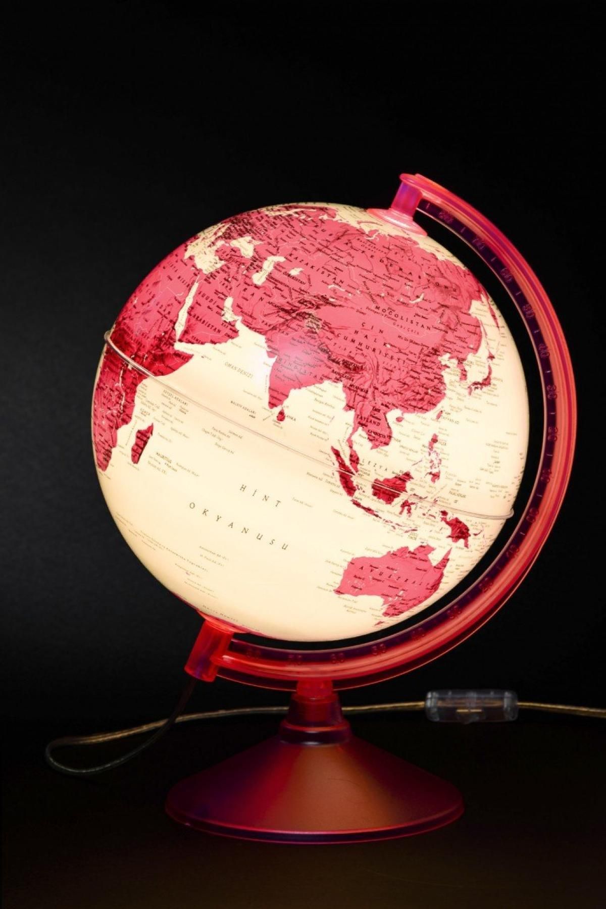 Nextpage Gürbüz 46251 Globe Magenta 26 Cm Işıklı Küre