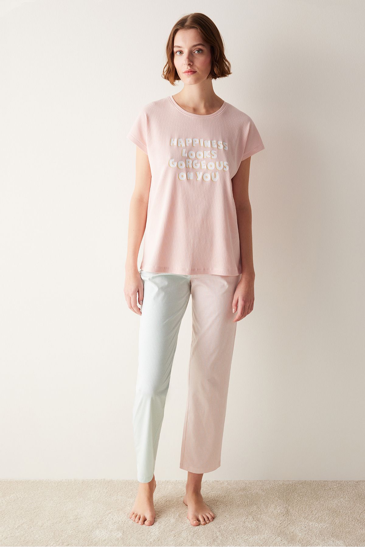 Penti-Happiness Pink T-Shirt Pajama Top 1