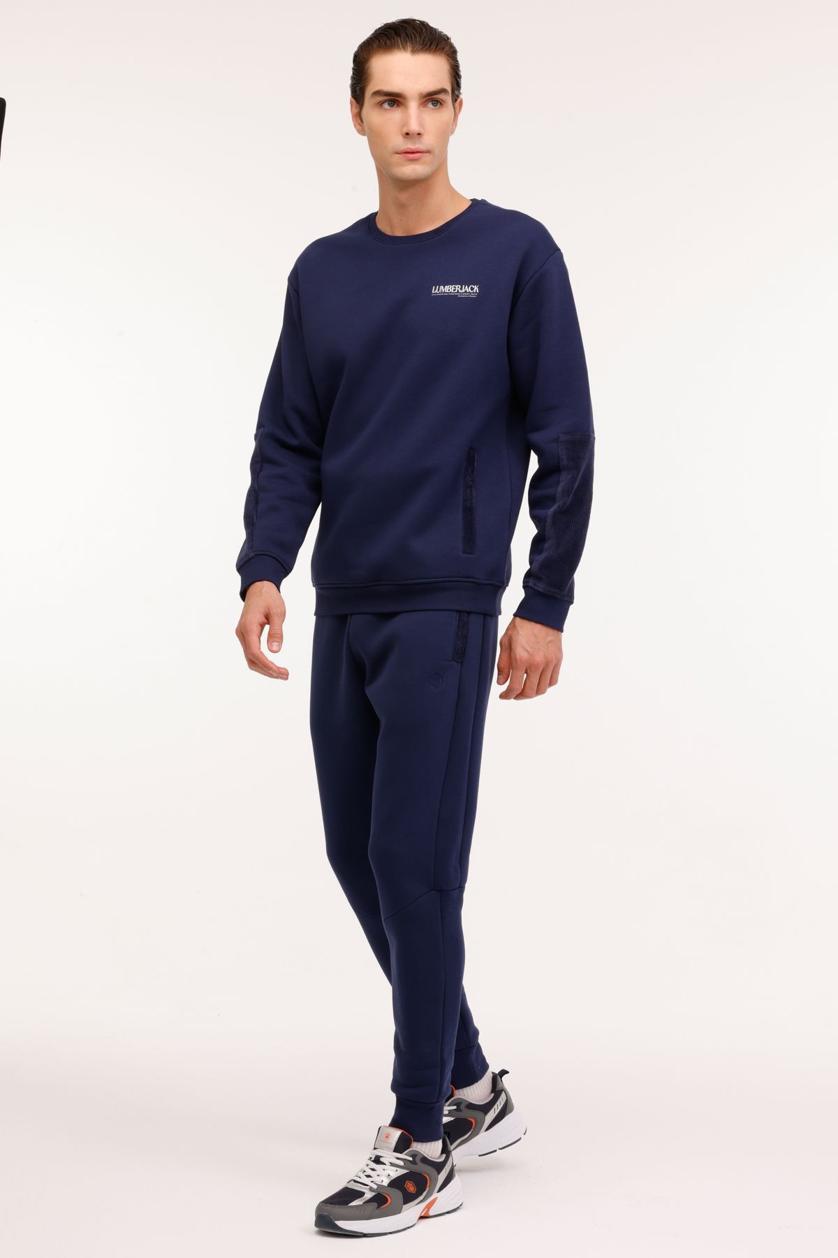 lumberjack-Pánská mikina Ml Volcano 16Dnm2004 4Pr Navy Blue 3