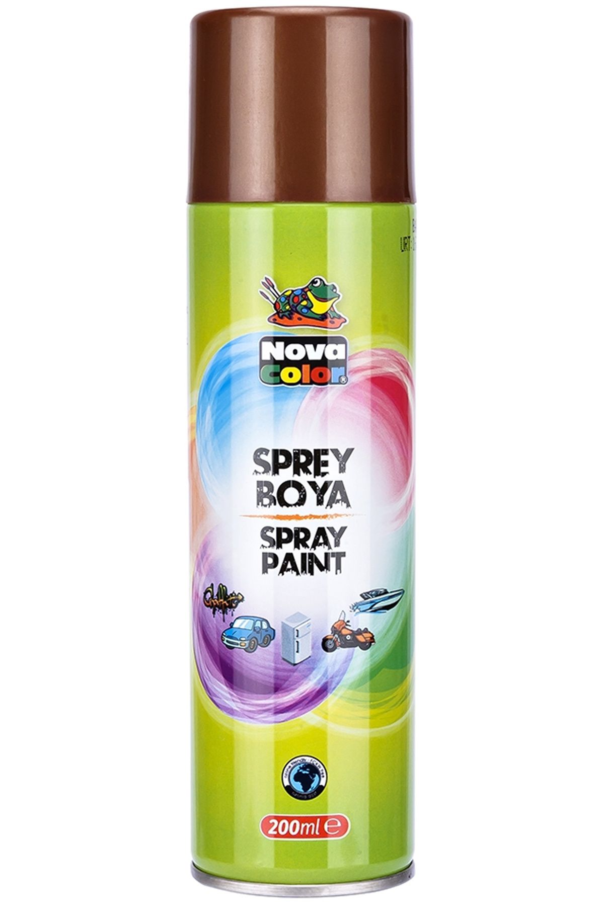 Toptan Bulurum Nova Color Sprey Boya 200 Ml Bakır