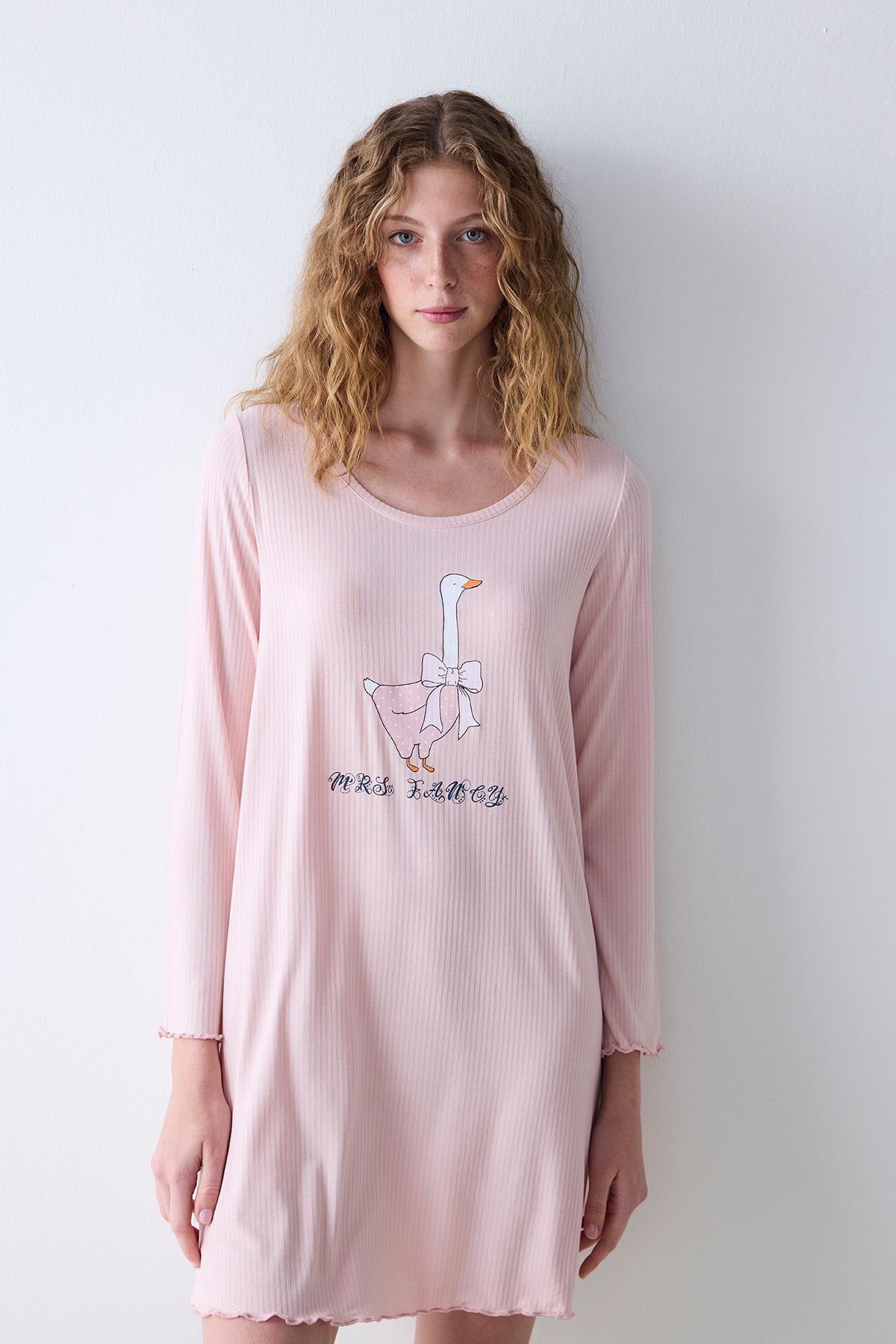 Penti-Pink Dried Rose Dreamy Nightgown 2