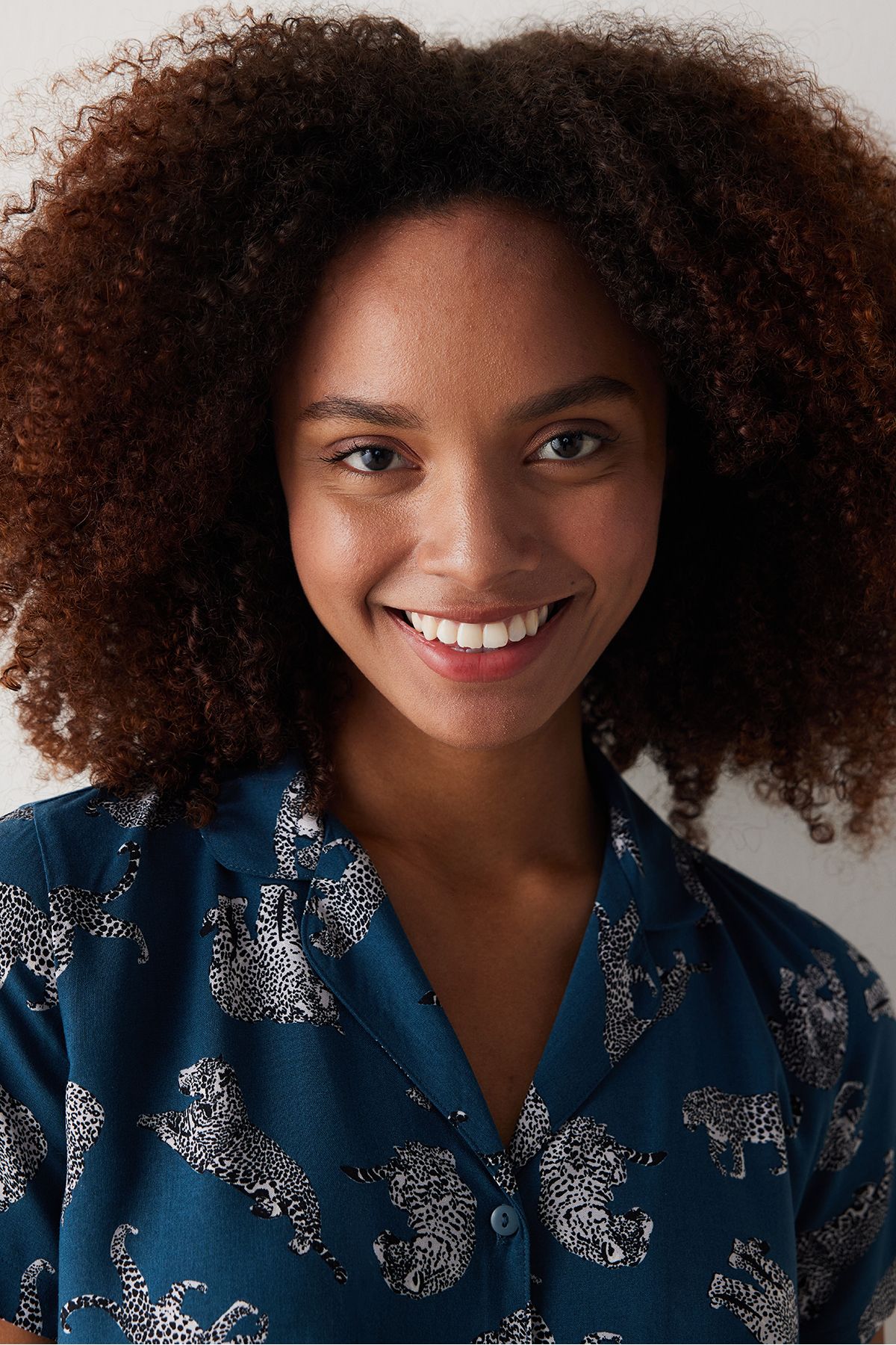 Penti-Base Dark Patterned Pajama Set 3