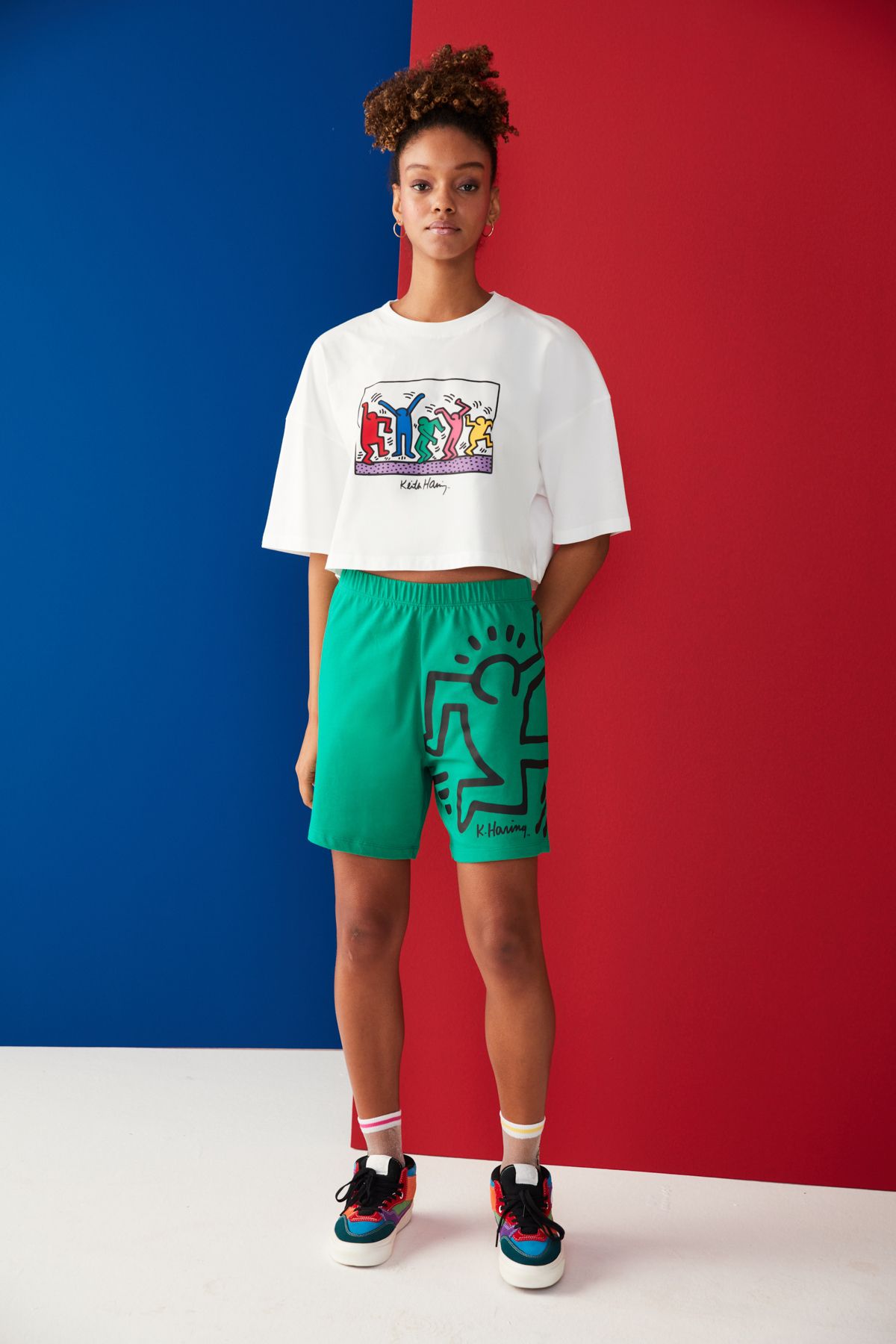 Penti-Happy Shorts Pajama Bottoms-Keith Haring Collection 2