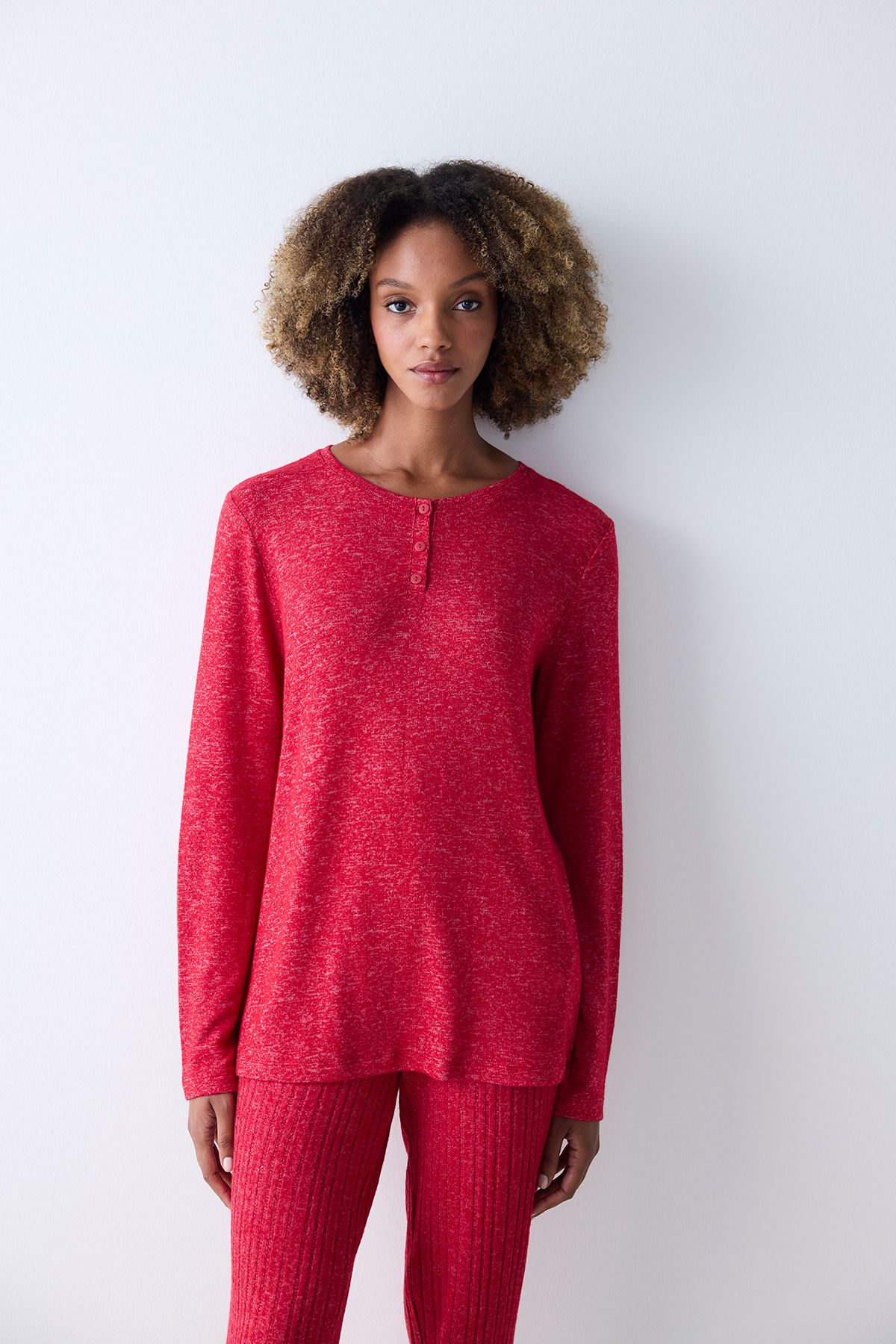 Penti-Súprava pyžama Bloom Soft Red Pants 2