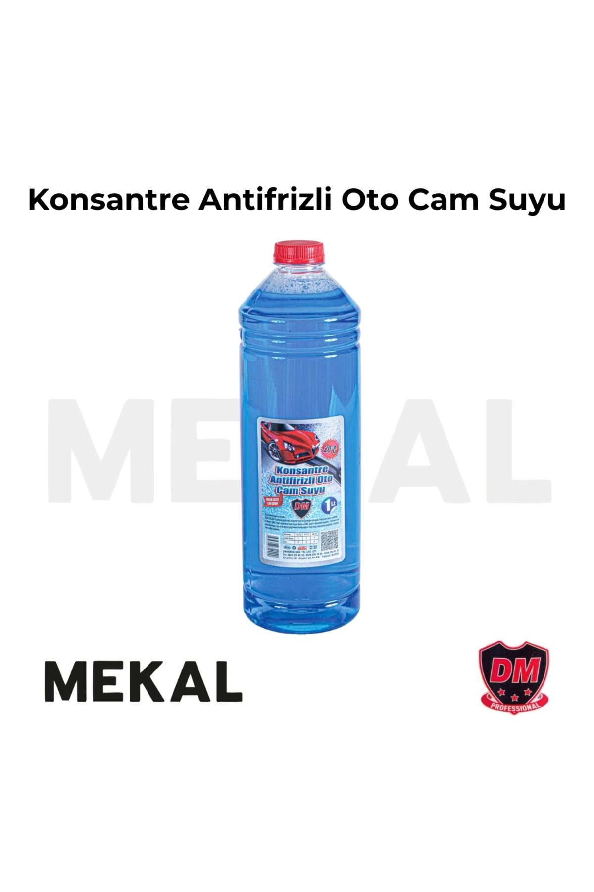 DM Konsantre Antifrizli Oto Cam Suyu (-20 Derece) 1 Litre