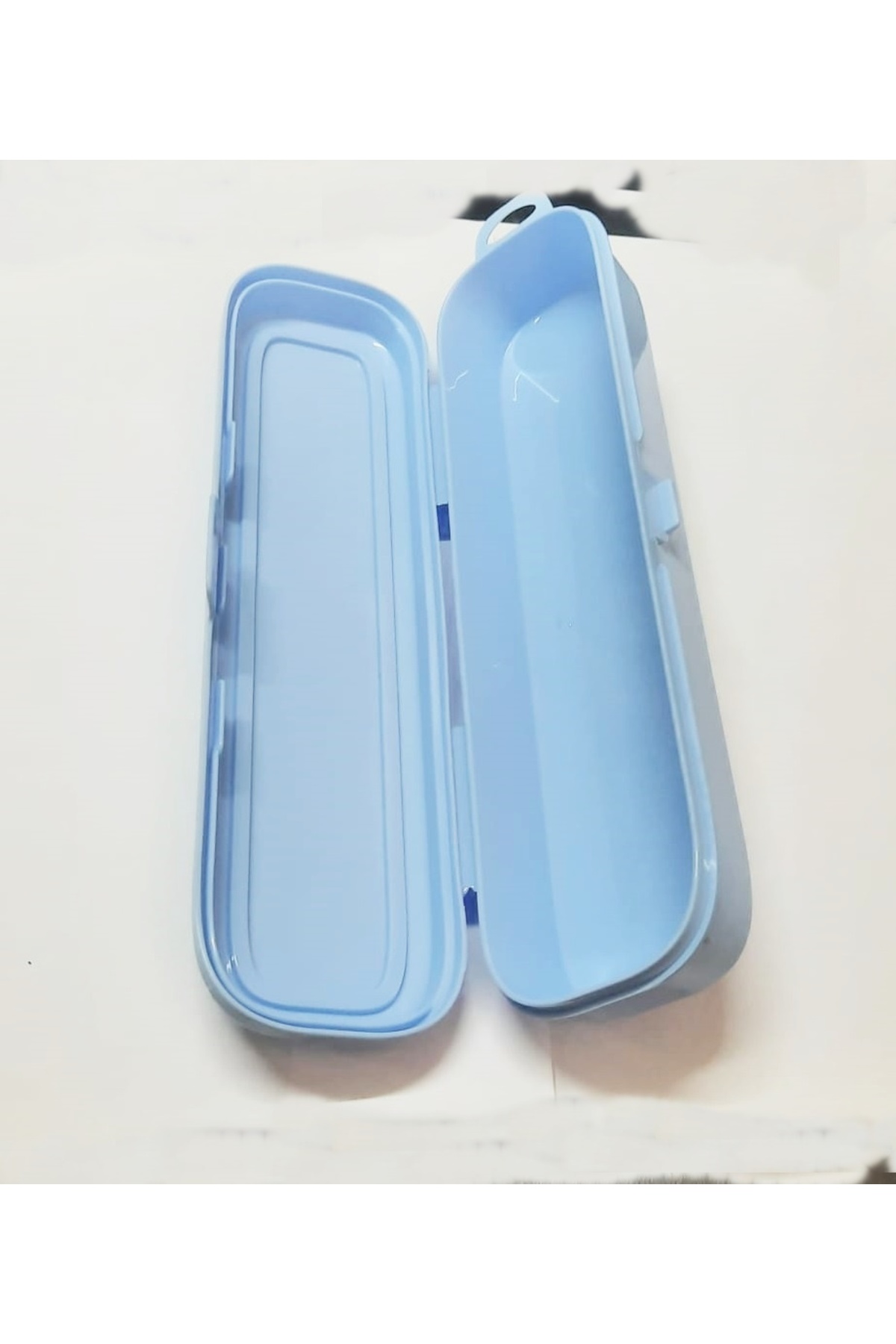 HerEveOyuncak Silikon Çocuk Diş Fırçası 2-12 Yaş + Turkuaz Multi Kalemlik Saklama Makyaj Kutusu - 2li Set B4M6H2 fotoğrafı 6 (önizleme)