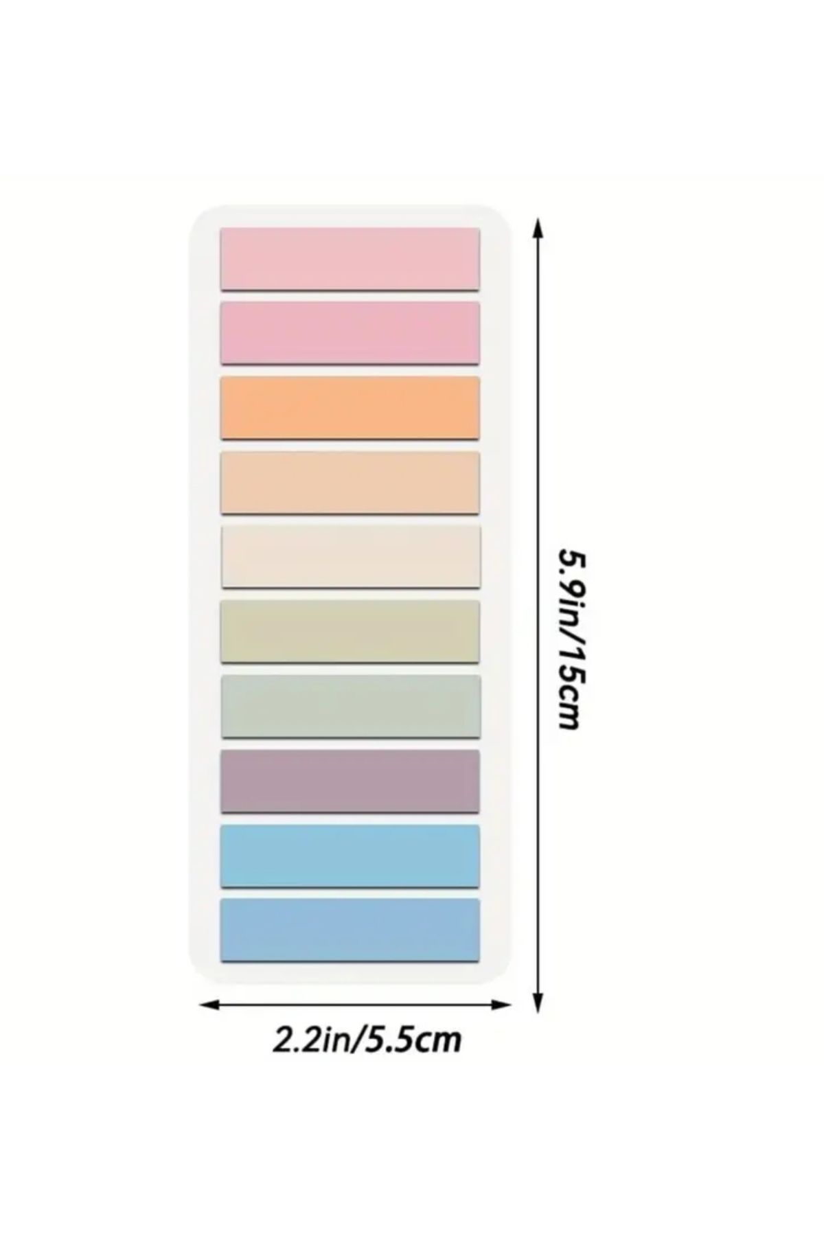 Mansura-200 Sheets Post-It Adhesive Note Paper - Index Sticker Index 4