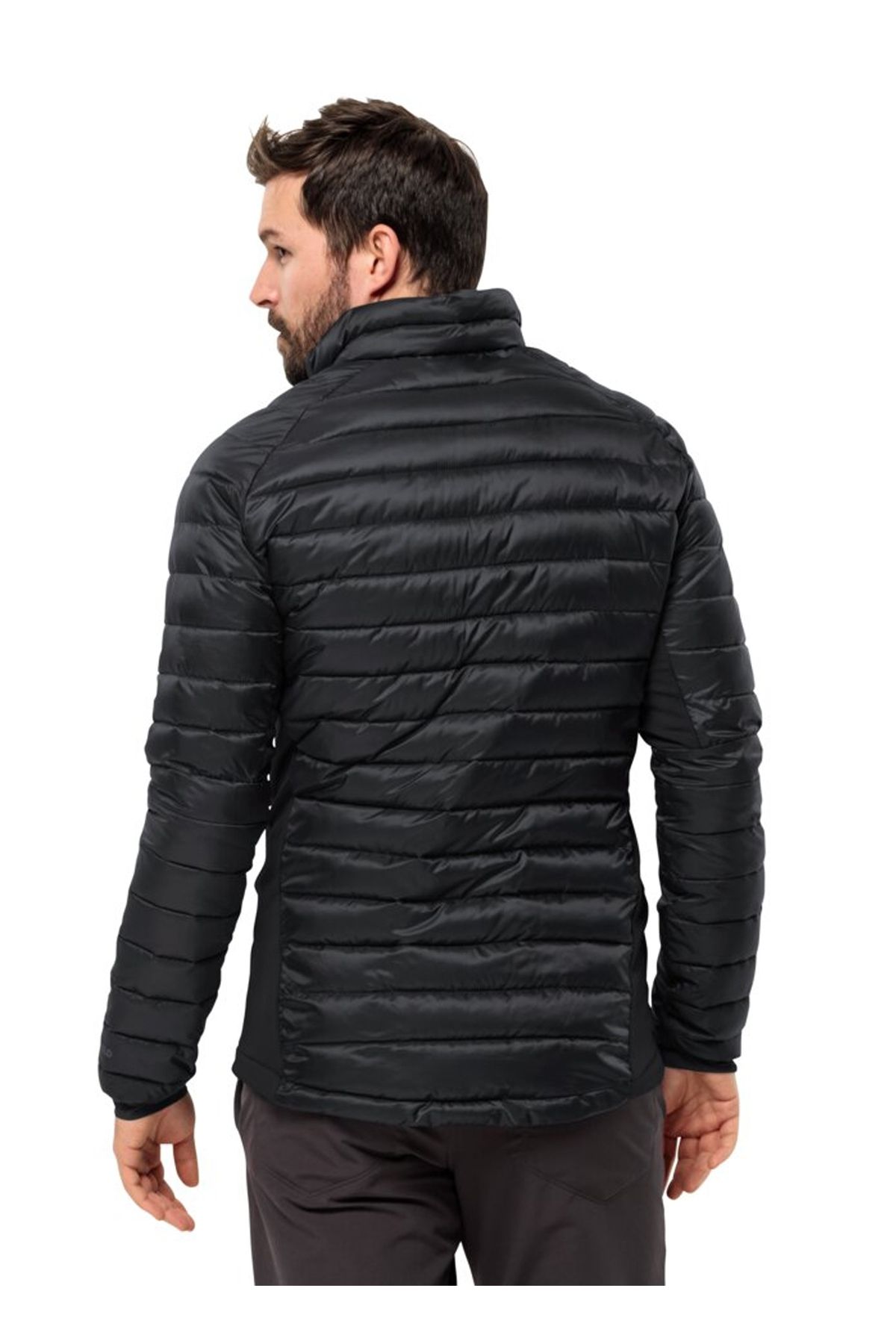 کت مشکی مردانه با تناسب معمولی 1206862-6000ROUTEBURN PRO INS JKT M Jack Wolfskin