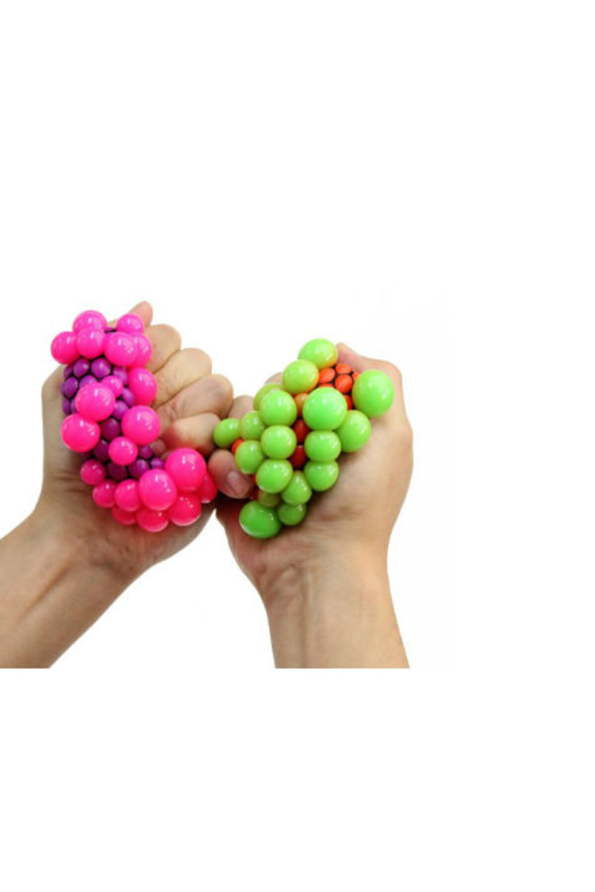 HerEveOyuncak Taşınabilir Büyük Oyuncak Hurcu Pembe + 2 Adet Beyin Şekilli Stres Topu - 2li Set H1Q9U3 fotoğrafı 7 (önizleme)