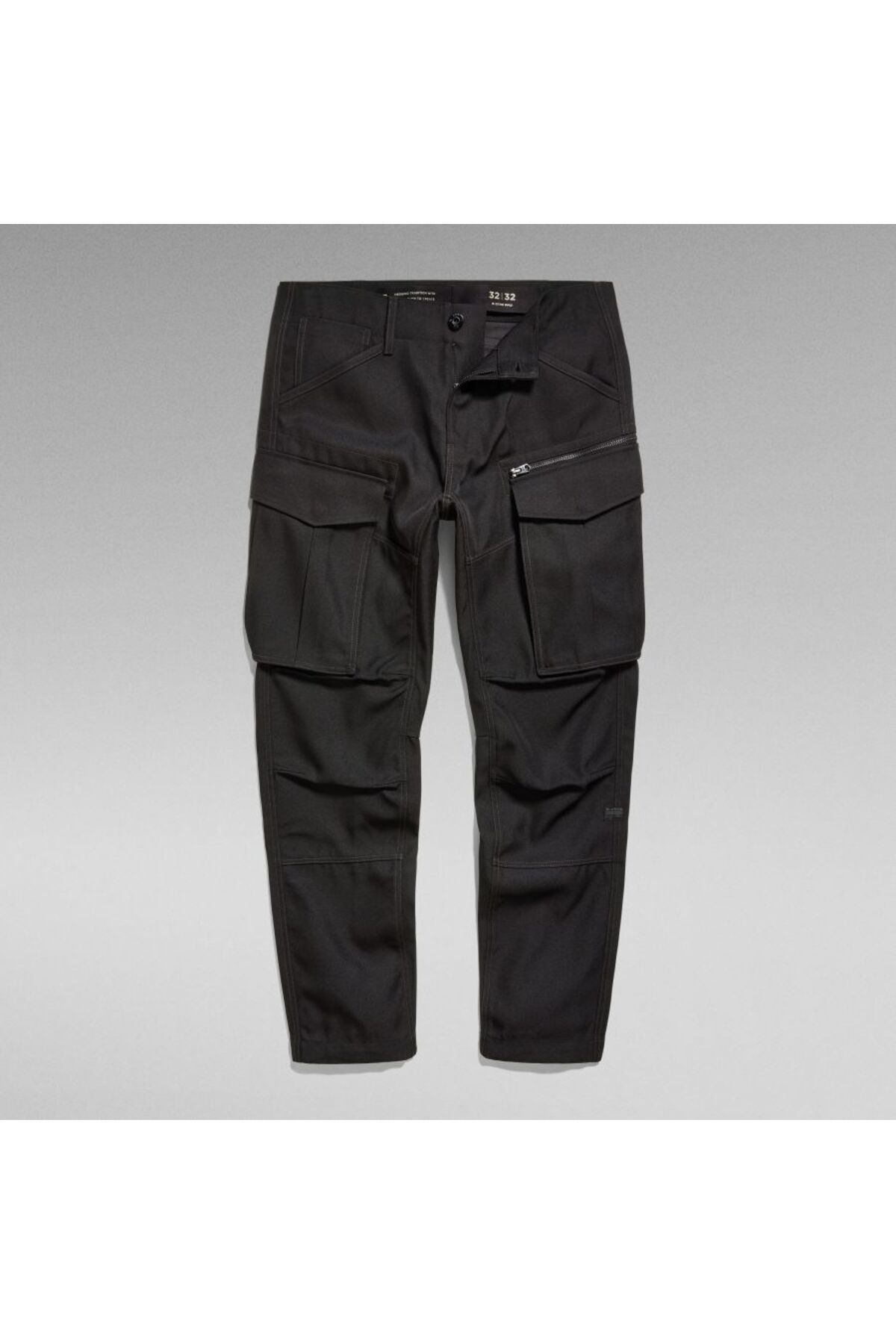 شلوار مشکی مردانه G STAR RAW Rovic Zip 3D معمولی Tapered G-STAR RAW